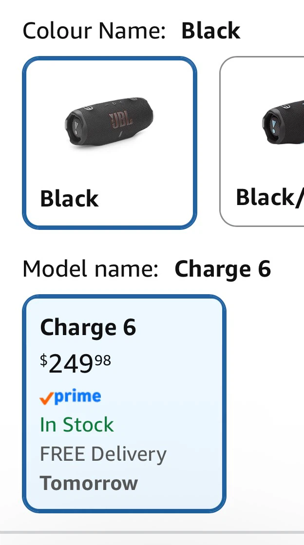 BNIb! JBL Charge 6 Portable Bluetooth Speaker - photo 5