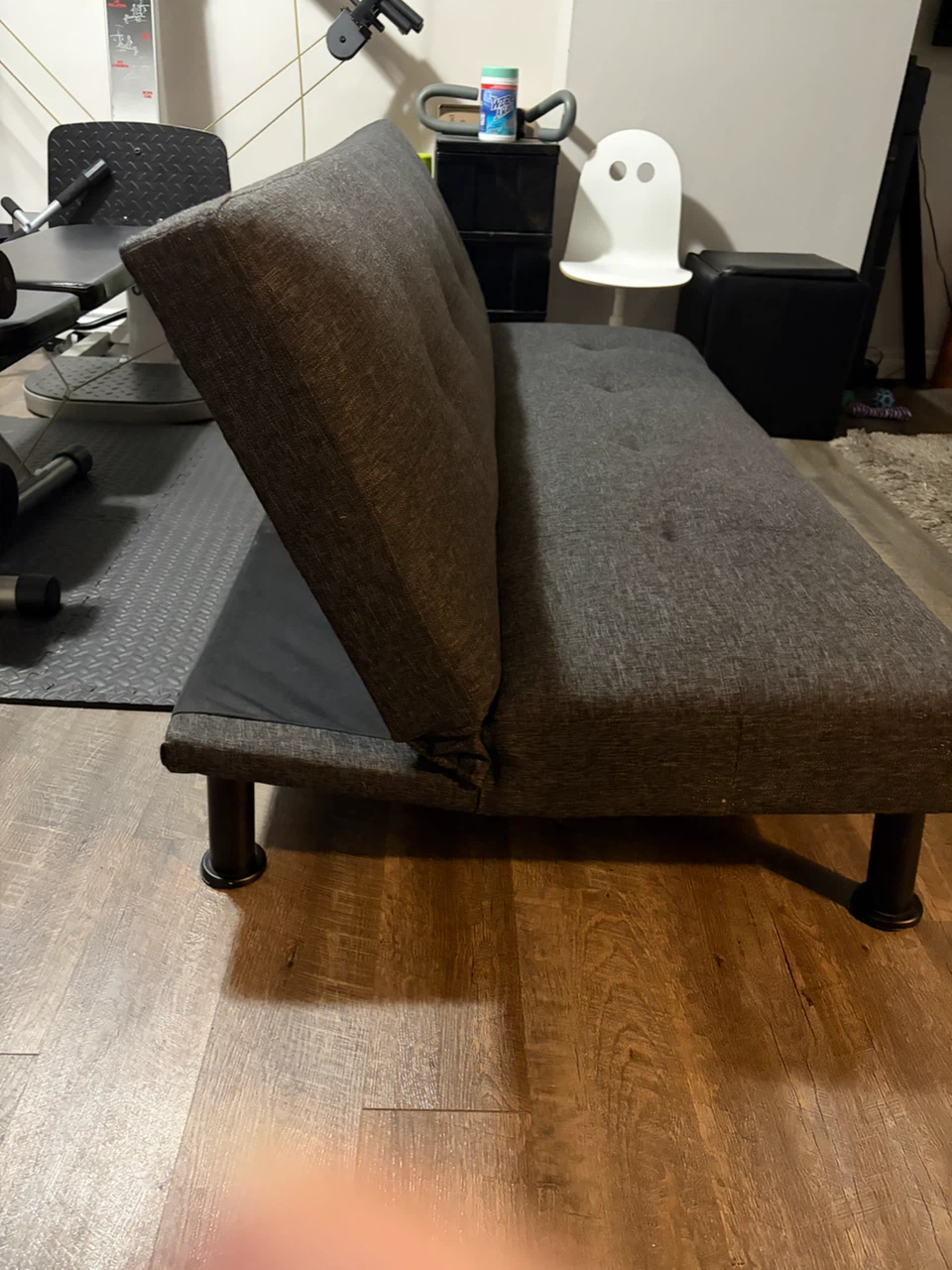 Dark Grey Fabric  Sofa Bed - photo 3