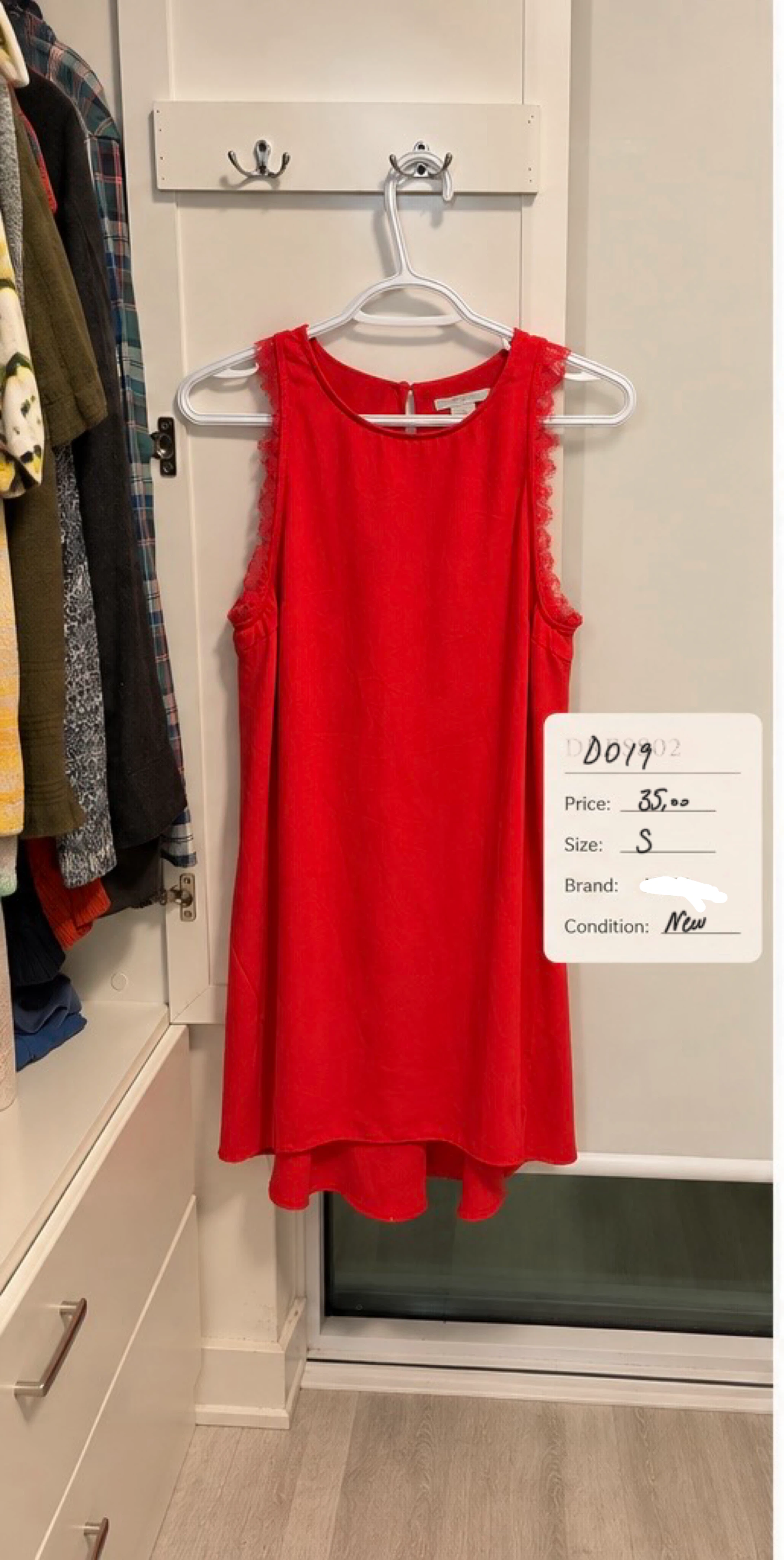 Red Sleeveless Dress