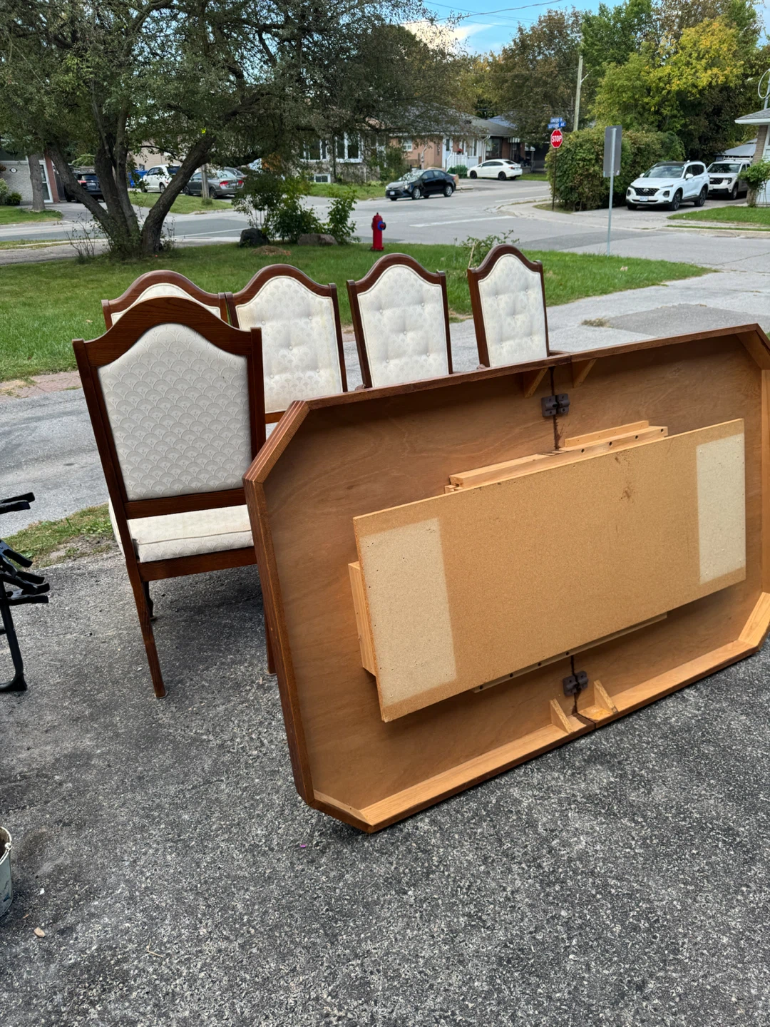 Dining Table and Five Chairs Set - photo 2
