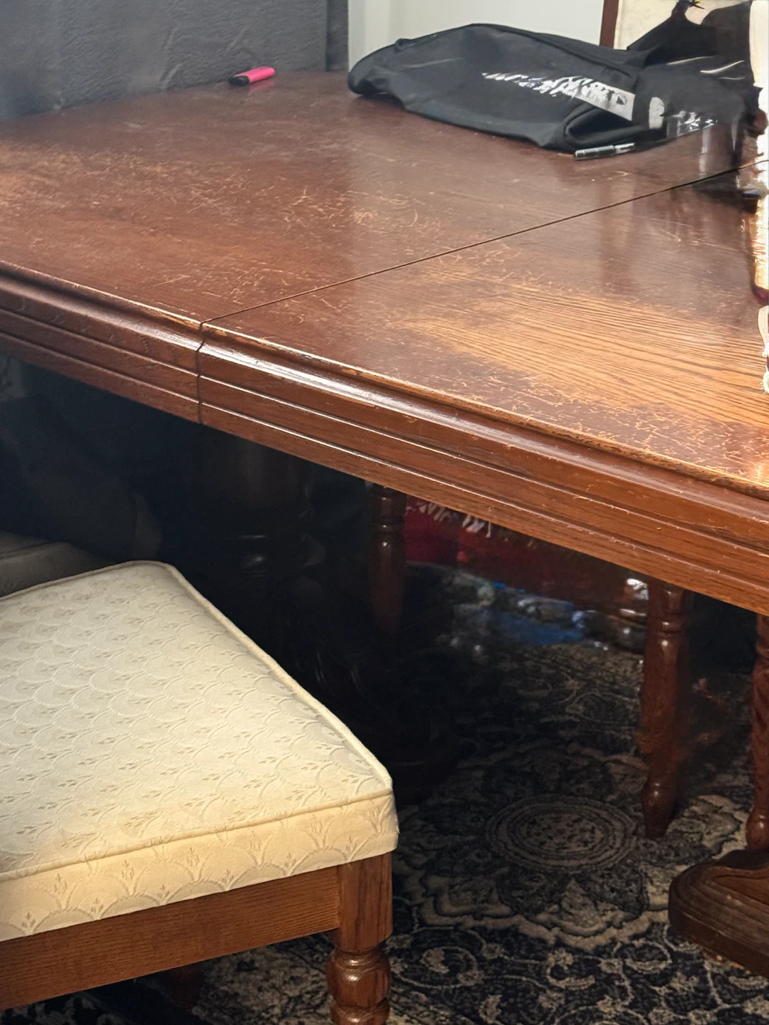 Dining Table and Five Chairs Set - photo 3