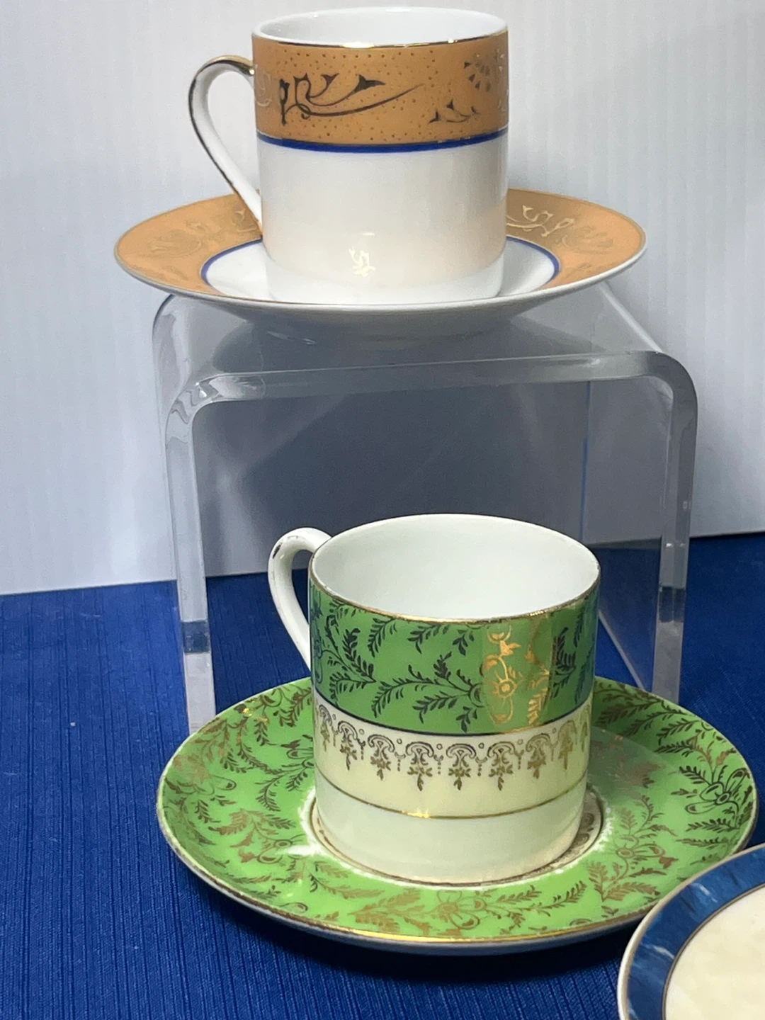 Eclectic Mixed Lot 12 Vintage Antique Tea Cup+Saucer Sets mixed - photo 3