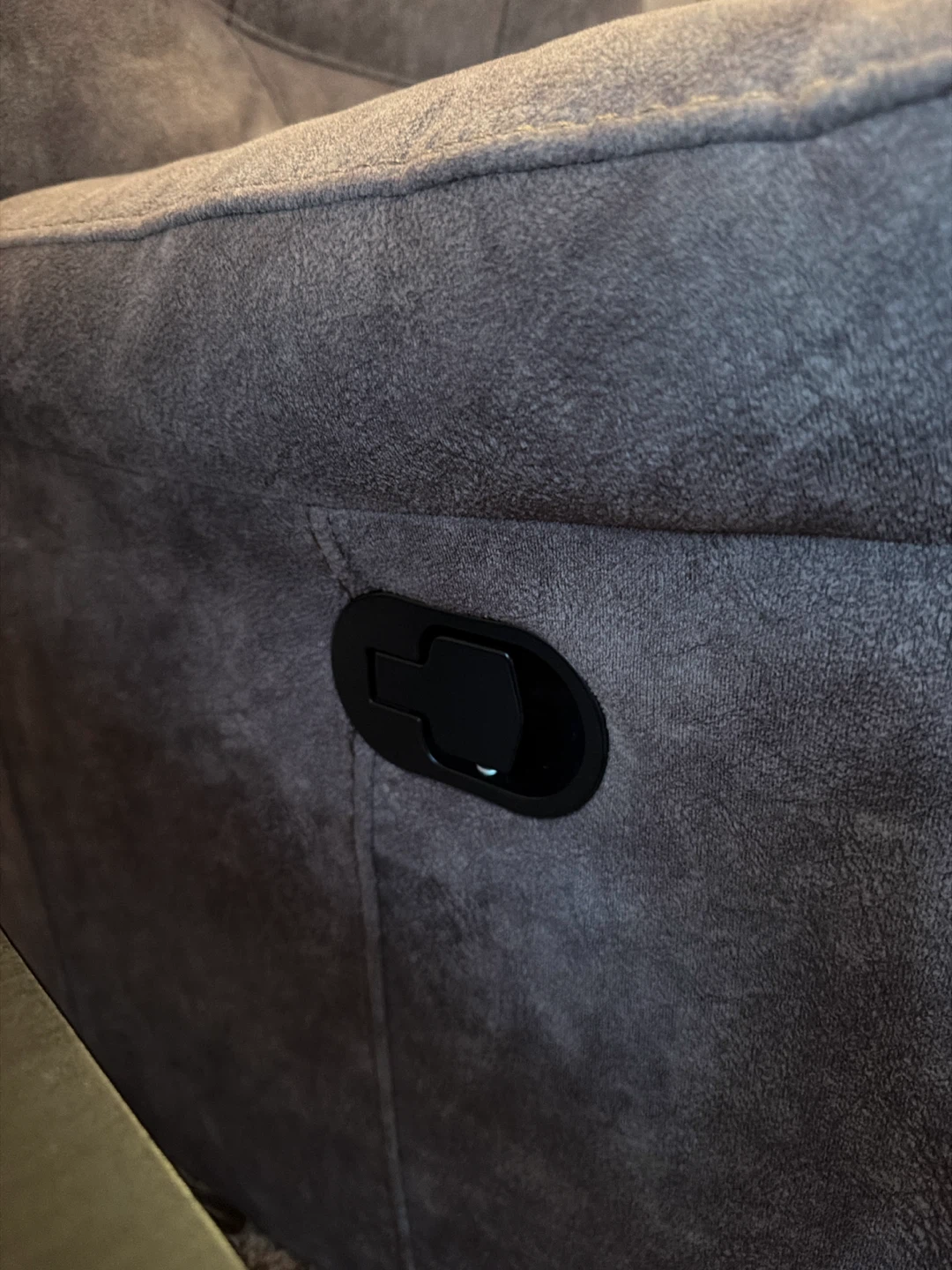 Grey Fabric Manual Recliner - photo 3
