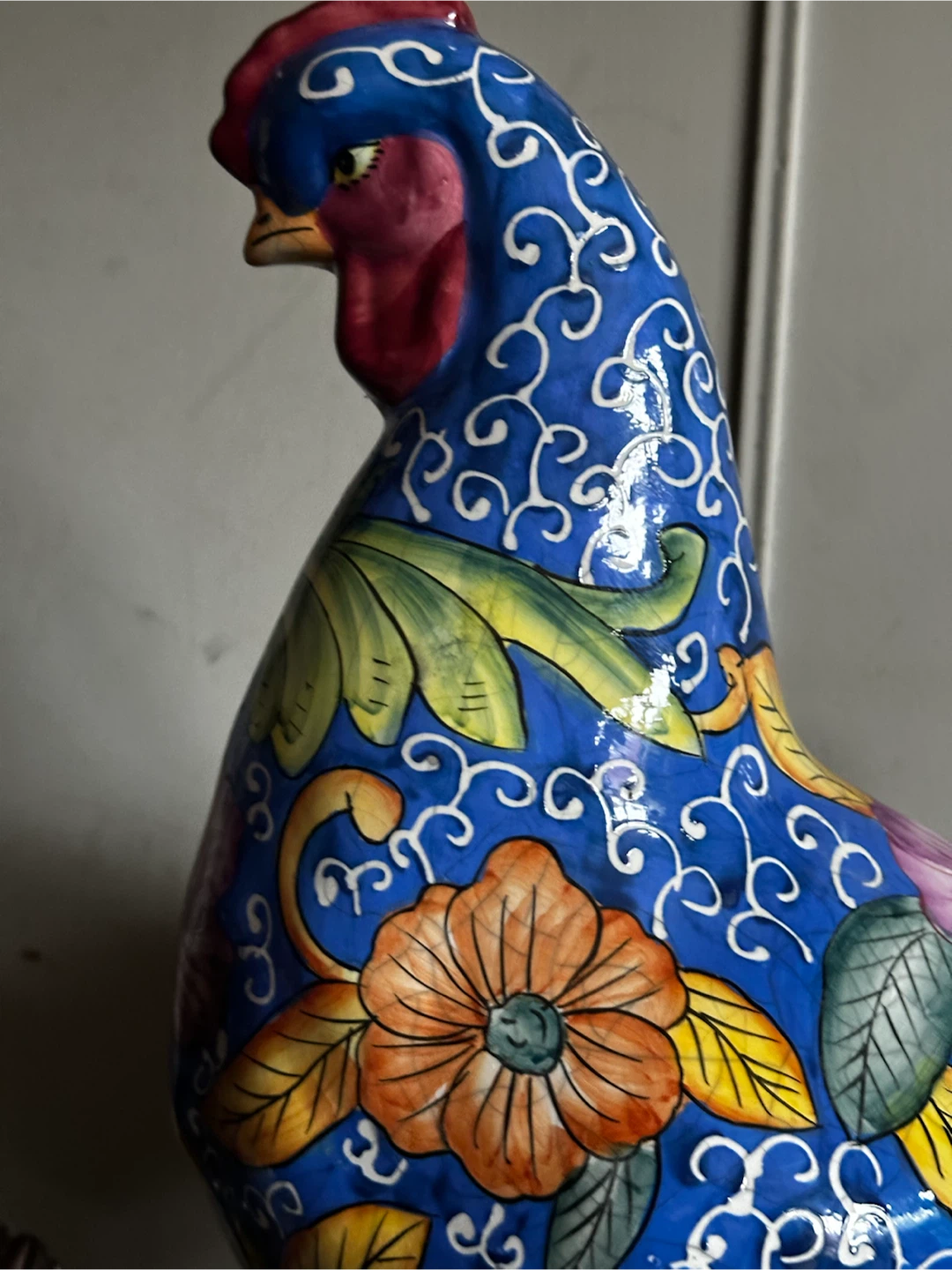 Vintage 15" Talavera Ceramic Rooster - photo 2