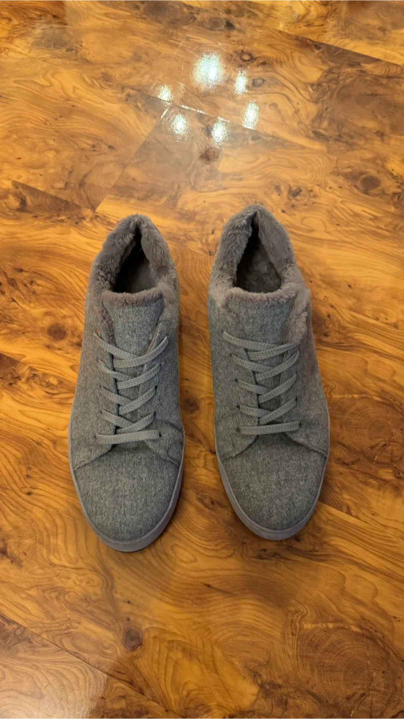 Loro Piana grey wool sneakers - photo 2