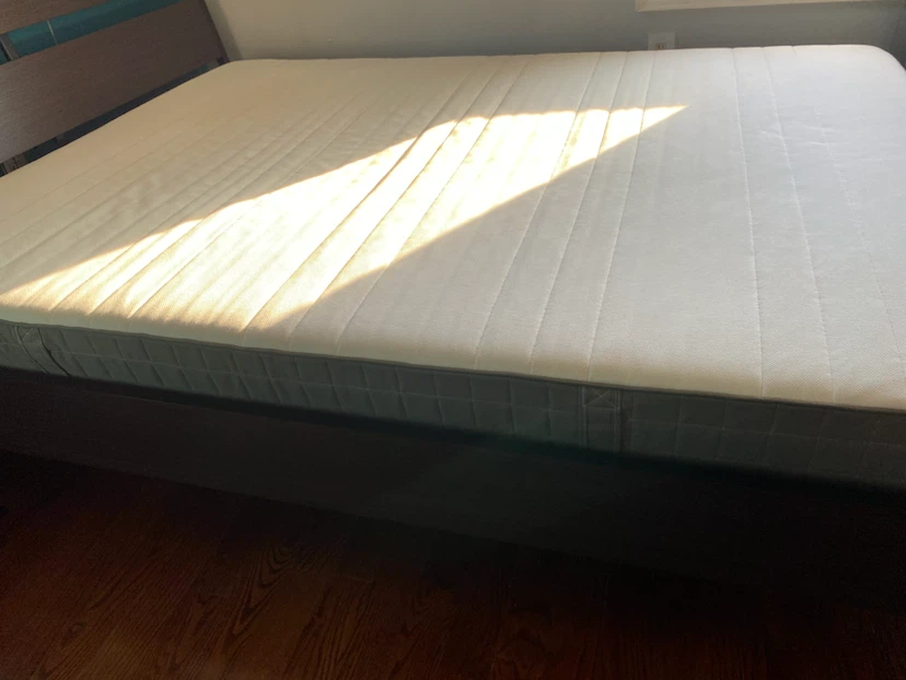 IKEA Queen size bed frame with slats - photo 5