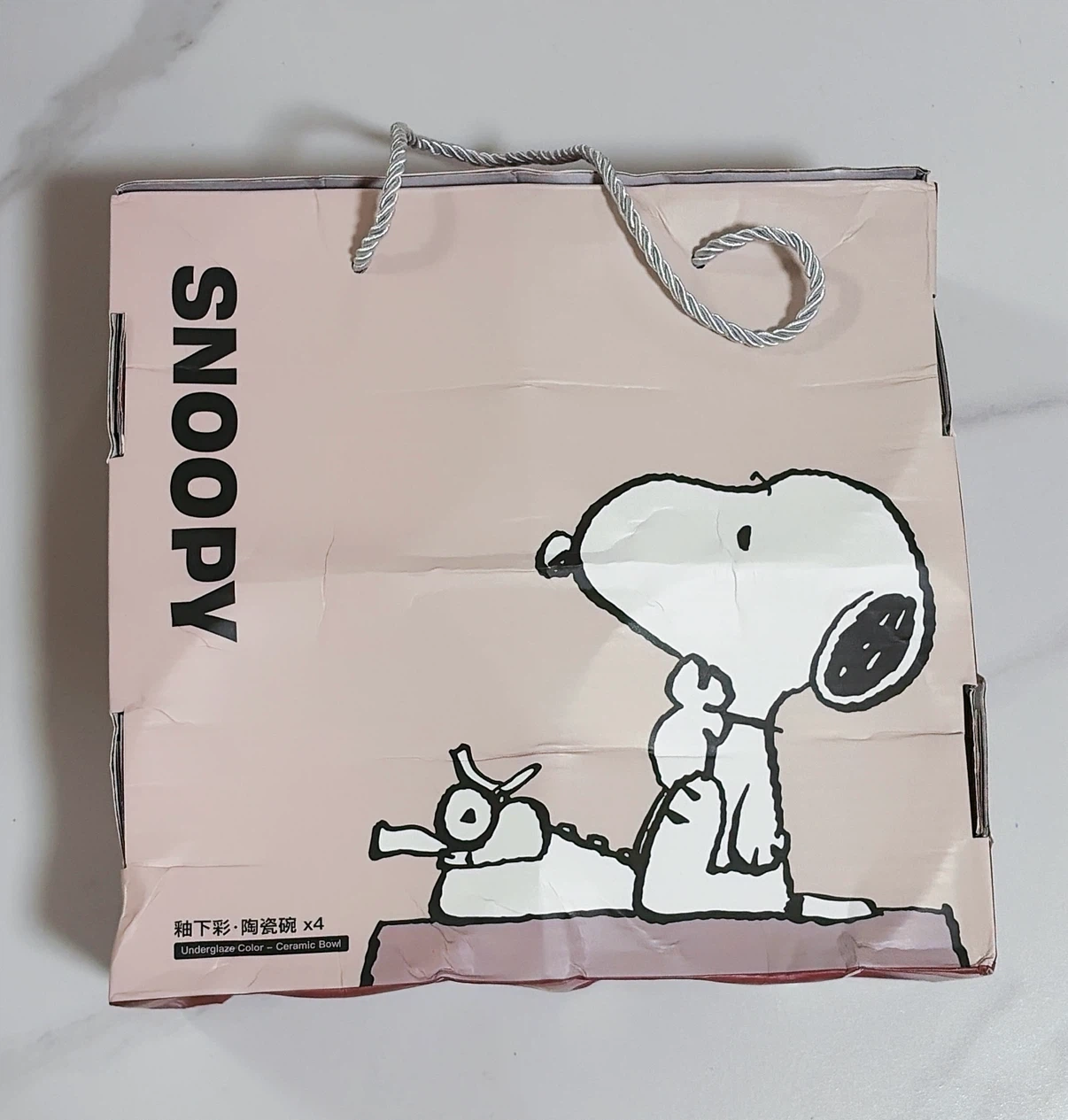 Snoopy Ceramic Bowl Set of 4