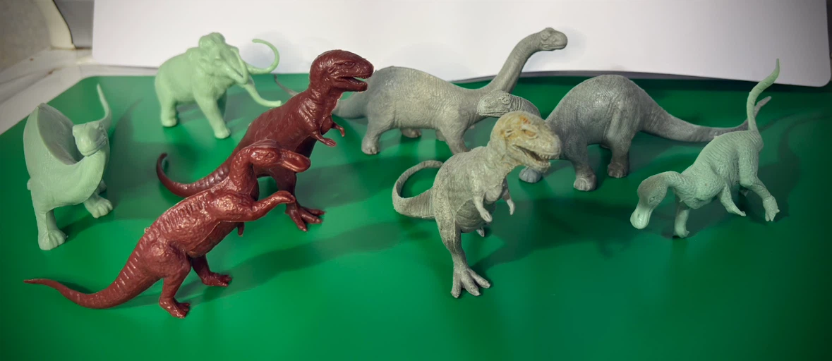 Vintage 1970s Marx Prehistoric Dinosaur Mountain Playset Lot - photo 4