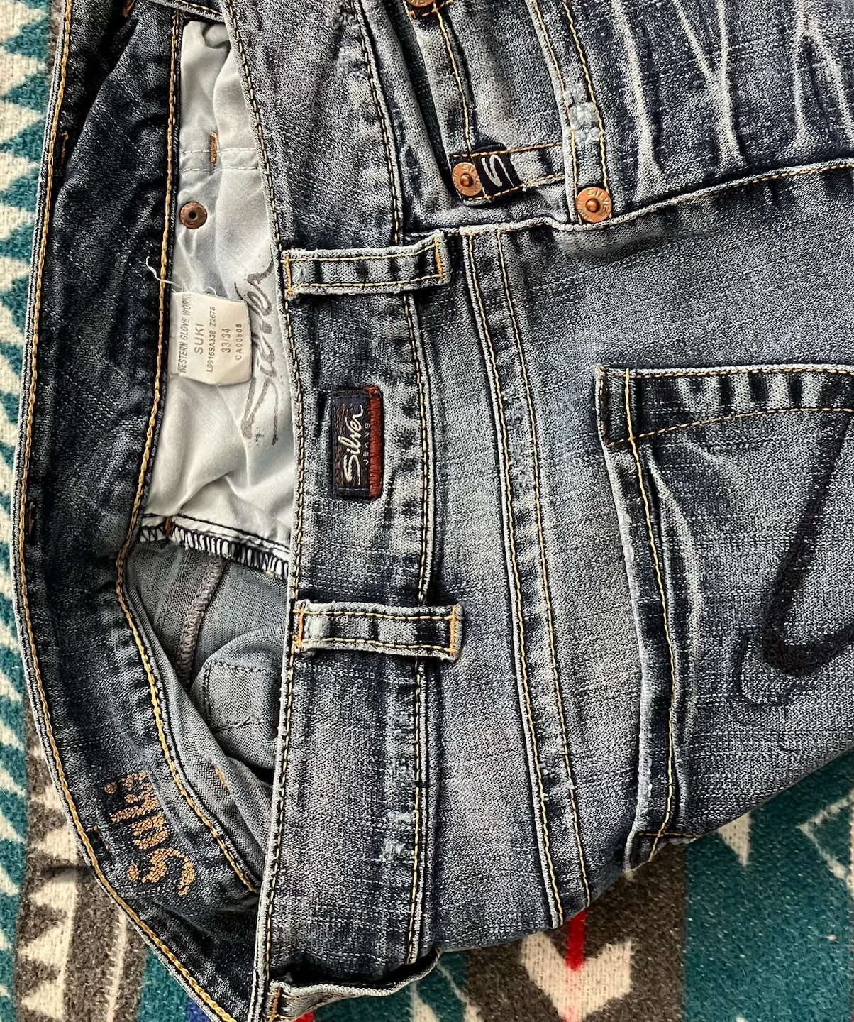 Silver Jeans Suki Denim - Size 33/34 - photo 4