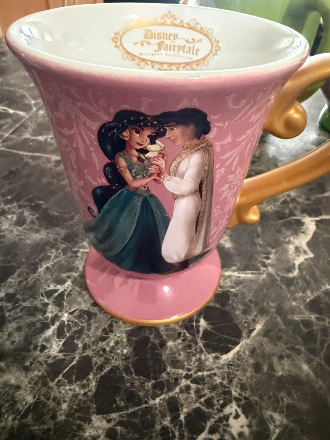 Disney Fairytale Designer Collection Jasmine and Aladdin Mug