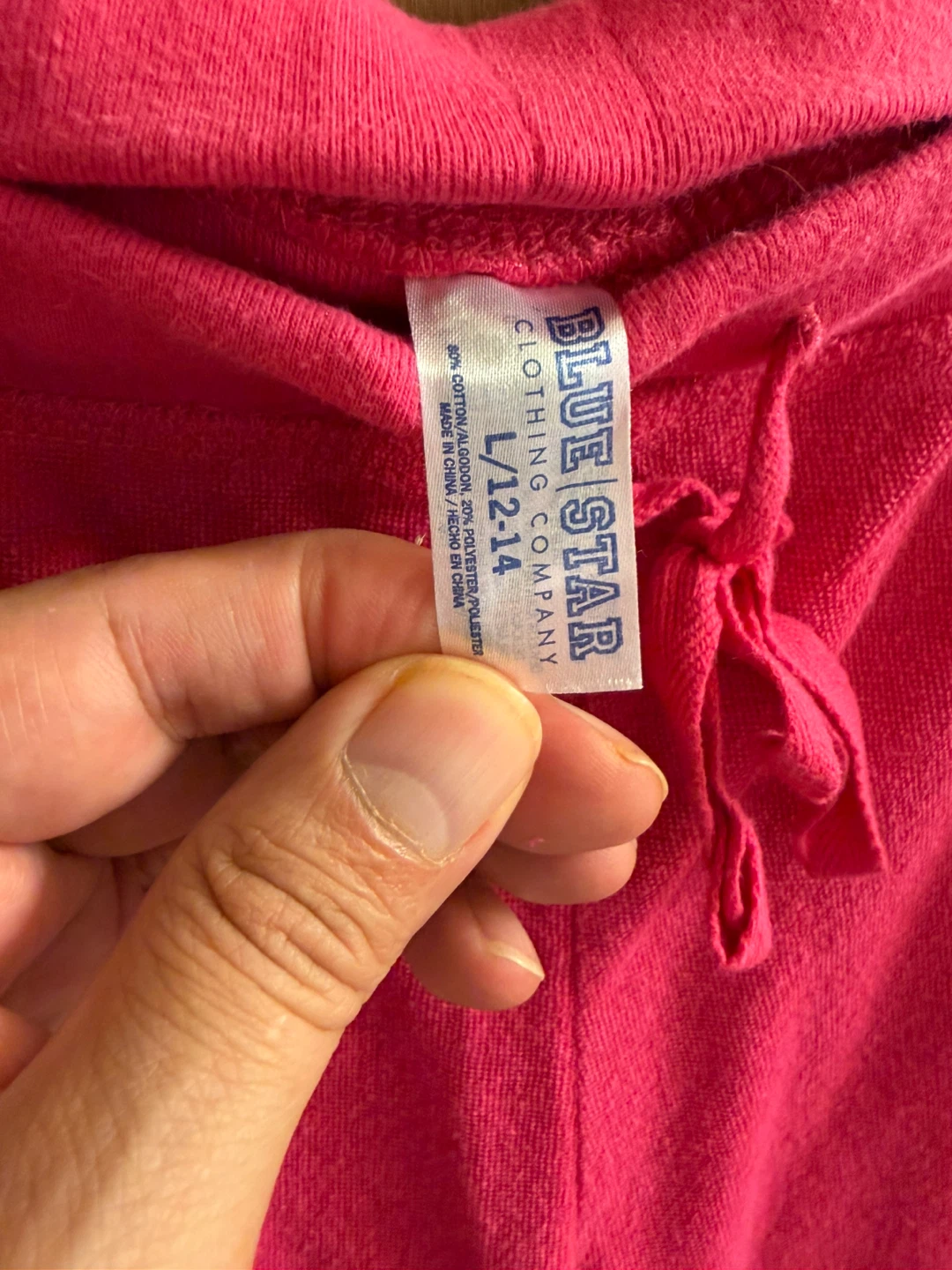 Blue Star Hot Pink Sweatpants Size L/12-14 - photo 3