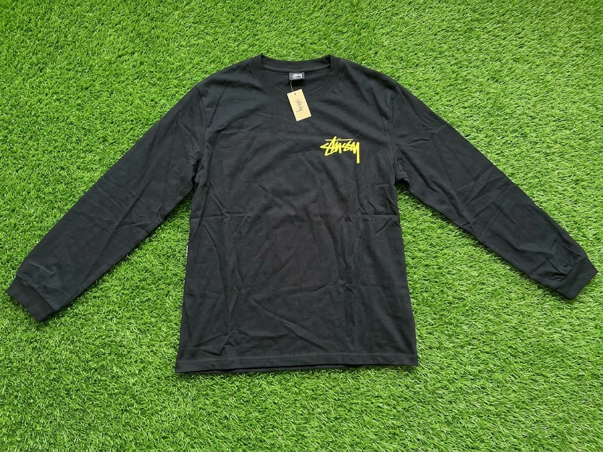 Stussy Lowrider Graphic Long Sleeve Tee Black Size Large - photo 2