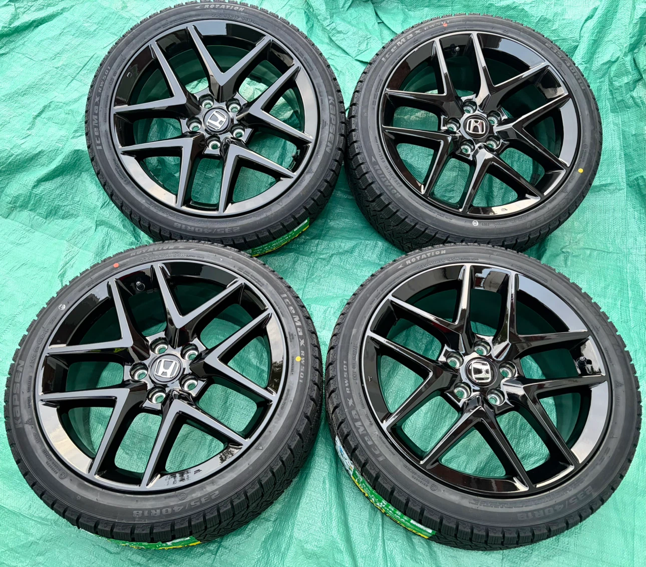 ⛄️⛄️ OEM 2026 CIVIC 18” SPORT RIMS ✅ NEW WINTER TIRES - photo 2