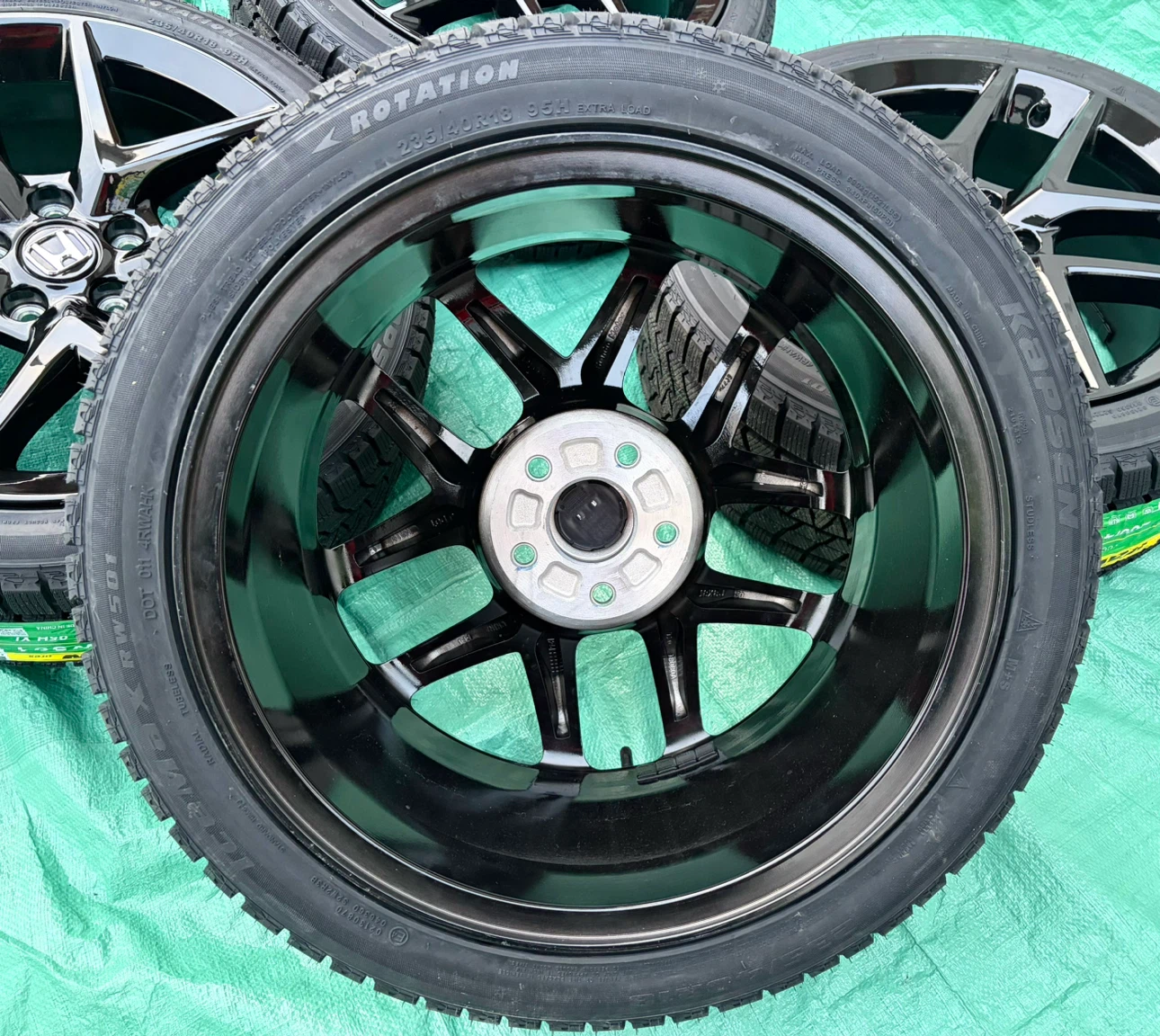 ⛄️⛄️ OEM 2026 CIVIC 18” SPORT RIMS ✅ NEW WINTER TIRES - photo 4