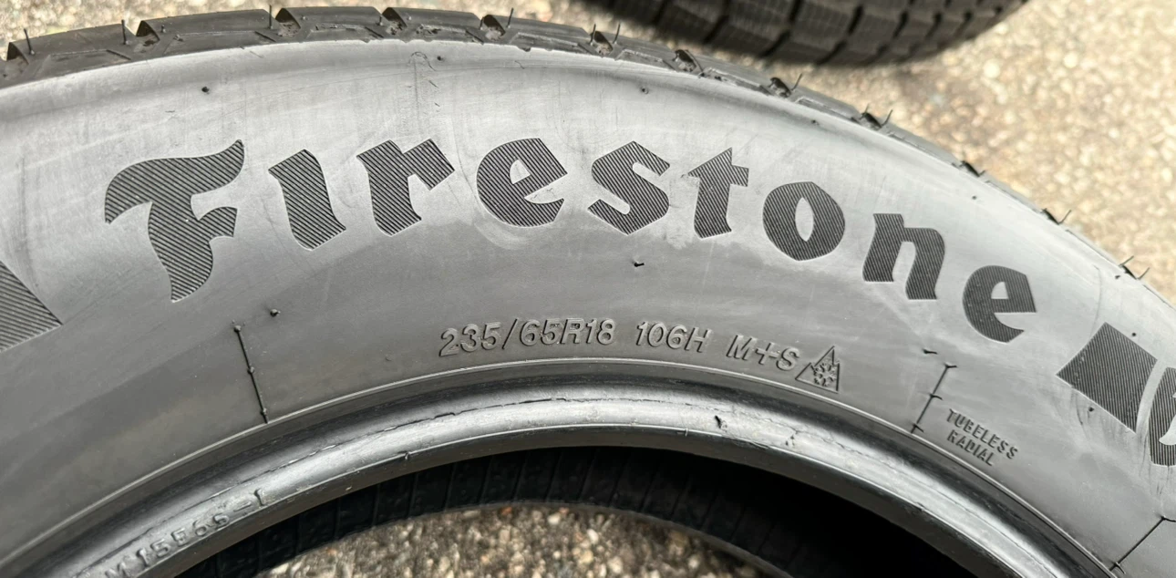 ❄️❄️ 235/65/18 FIRESTONE WEATHERGRIP ✅ 95% TREAD - photo 4