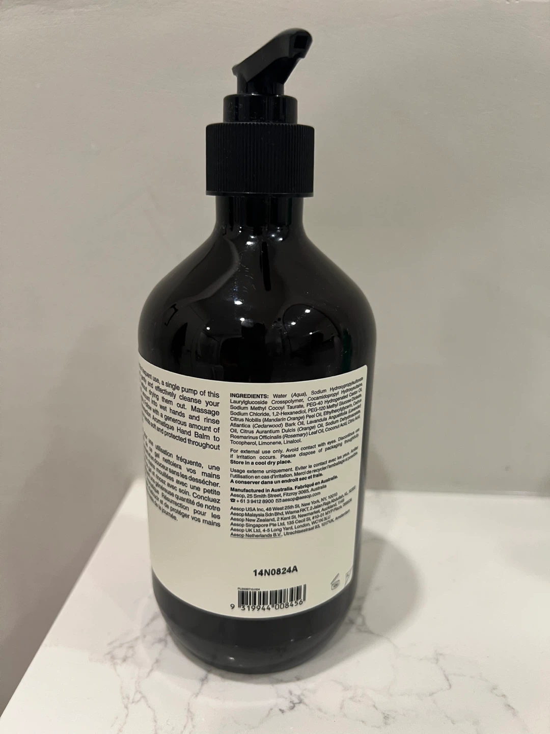 New Aesop Resurrection Aromatique Hand Wash 500ml - photo 2