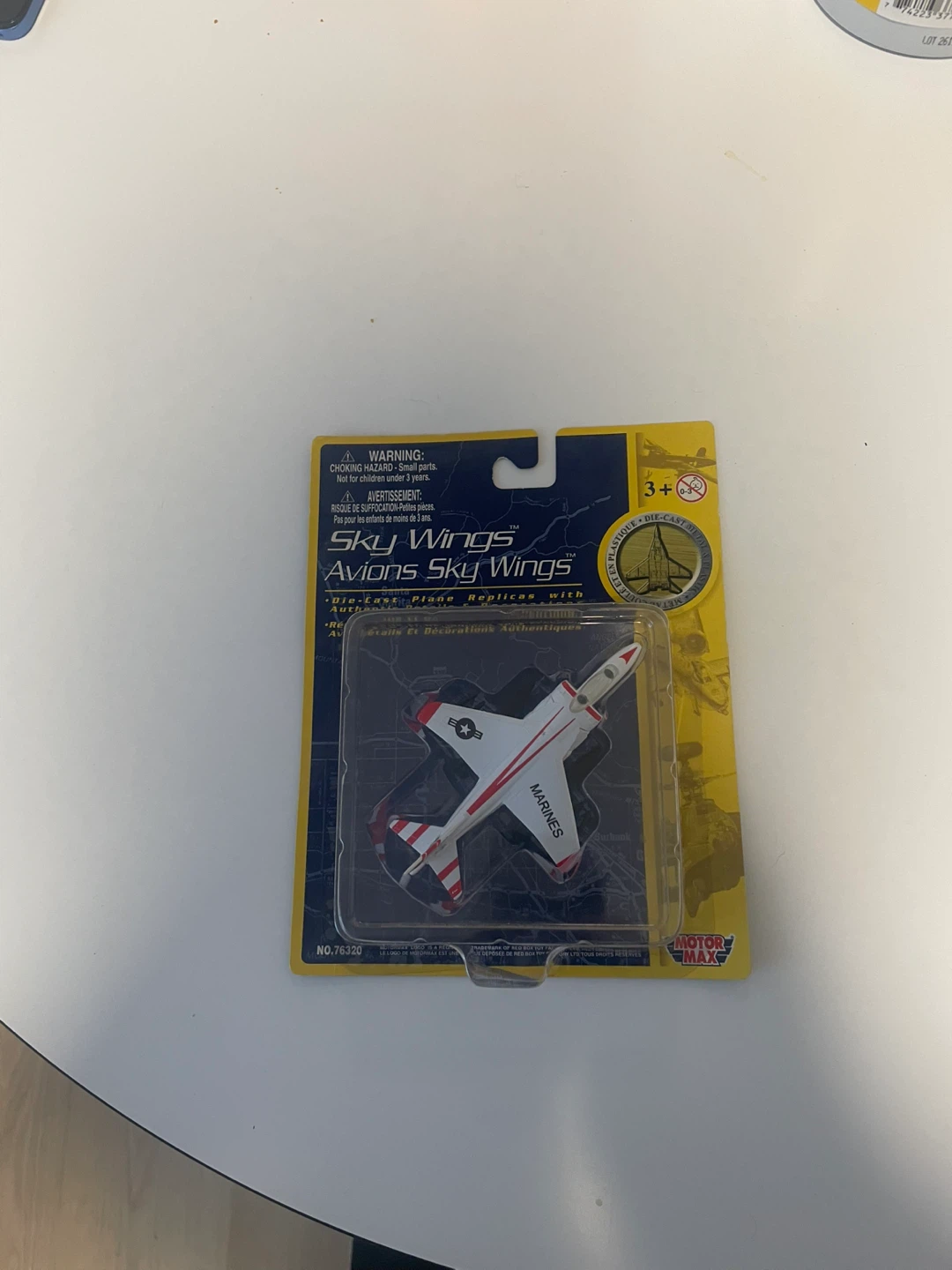 Motor Max Sky Wings Marines Die-Cast Plane