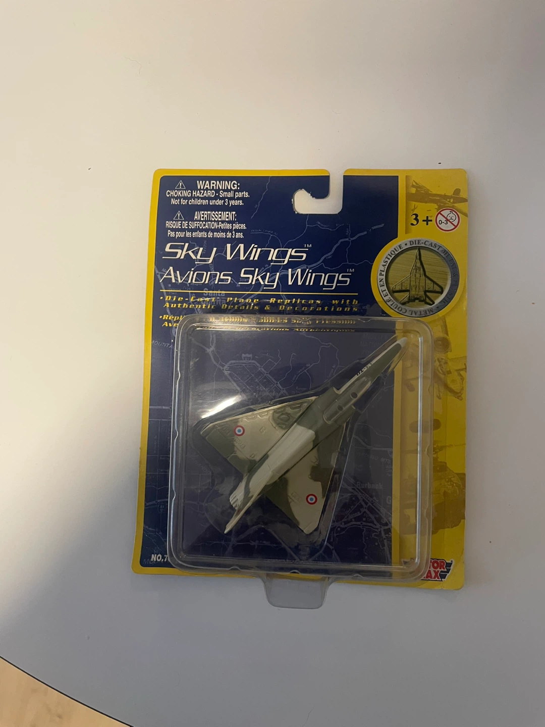 Motormax Sky Wings Mirage 2000 Die-Cast Plane