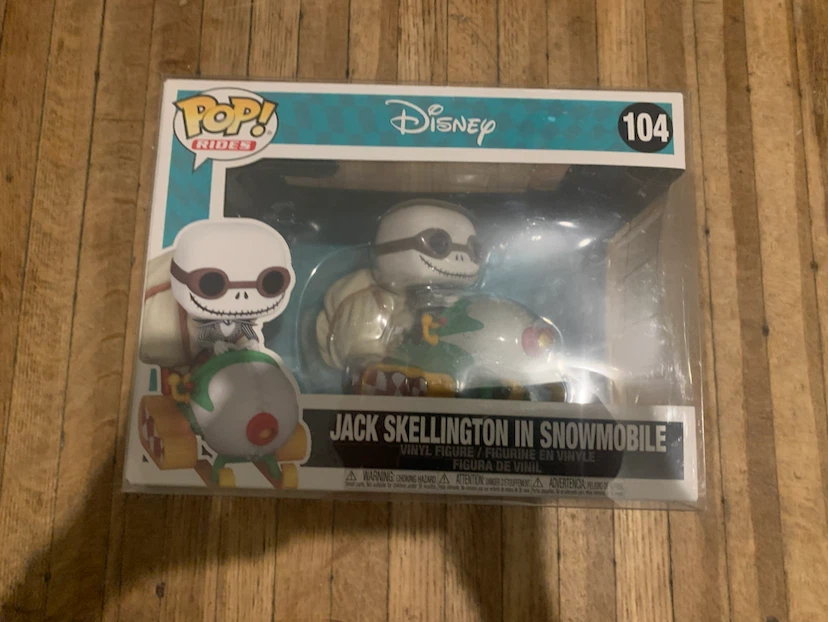 Funko Pop Rides Jack Skellington in Snowmobile 104