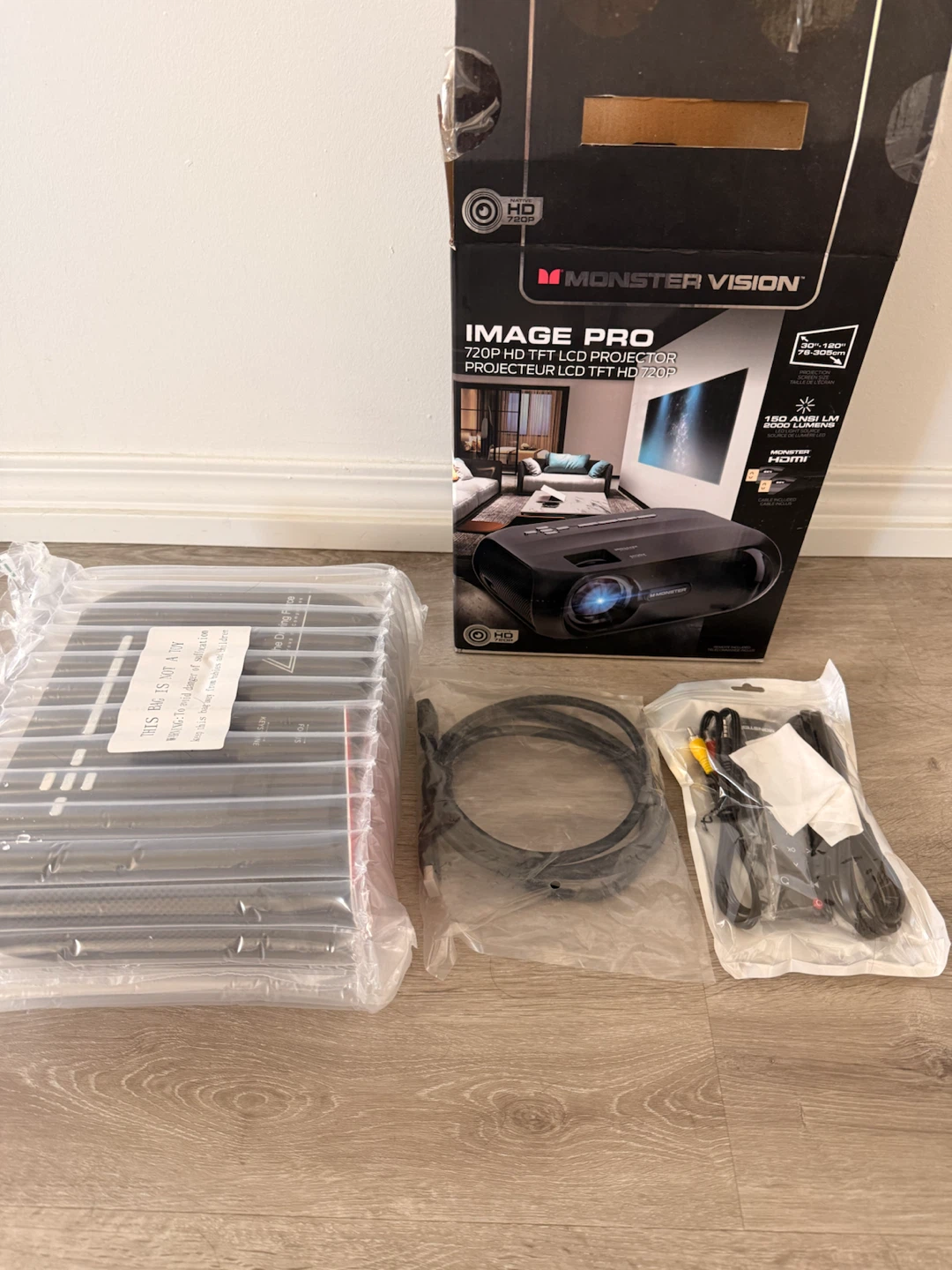 Monster Vision Image Pro 720P HD Projector - photo 3