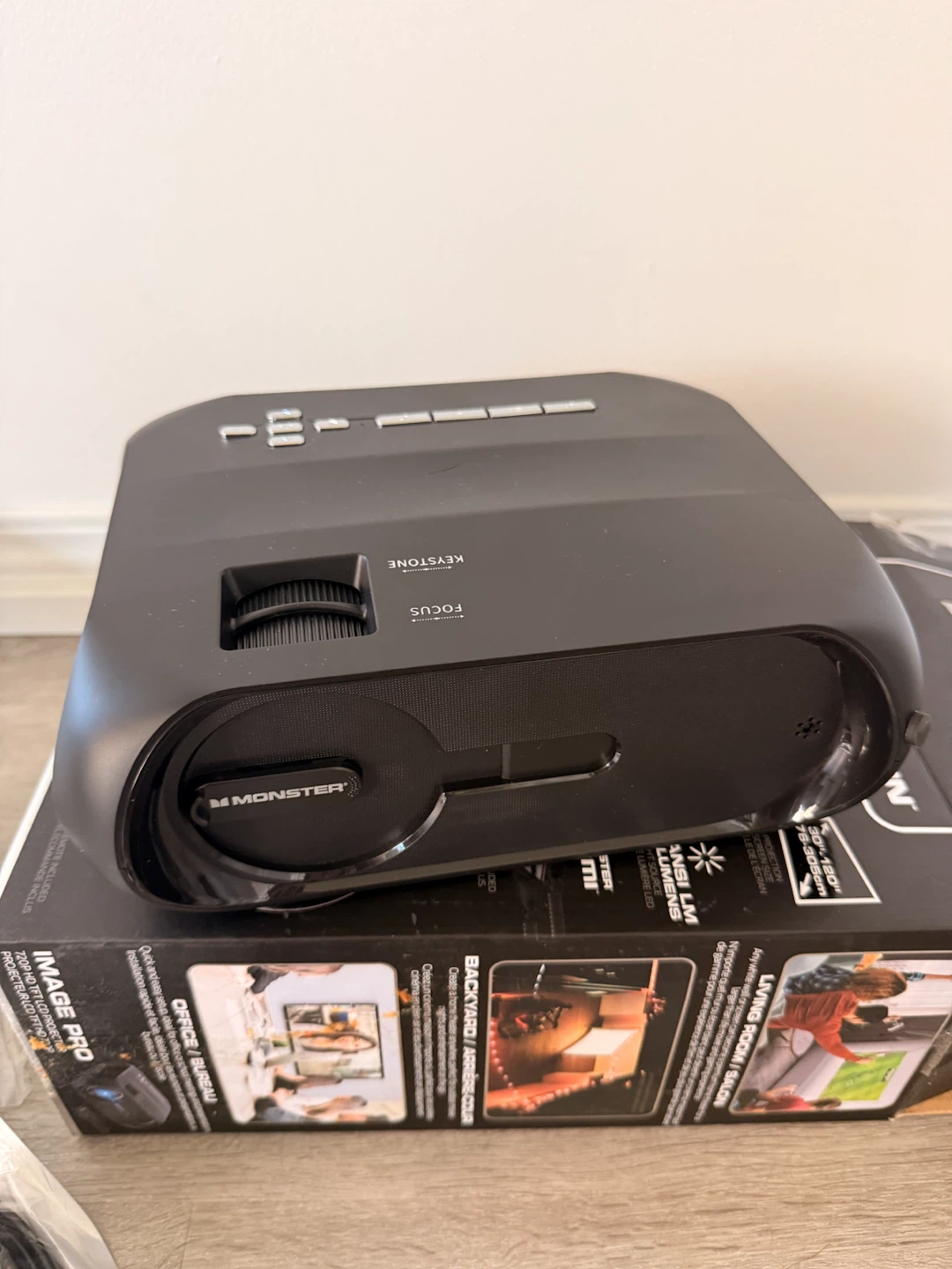 Monster Vision Image Pro 720P HD Projector - photo 4