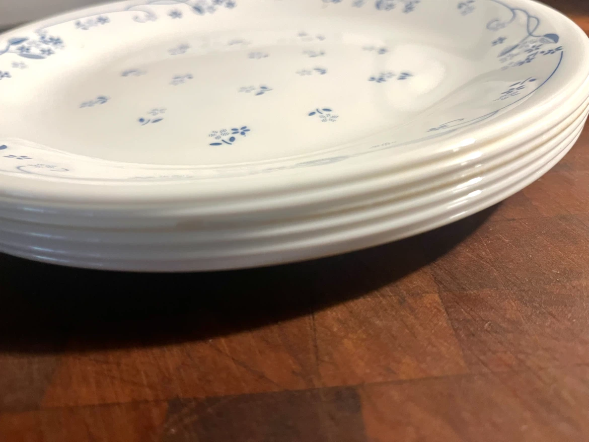 Set of 12 Corelle Provincial Blue Dinner/Side Plates - photo 3