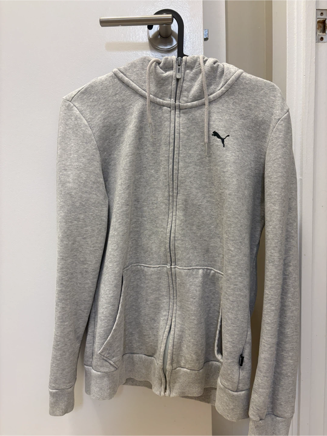 Puma Grey Zip Up Hoodie