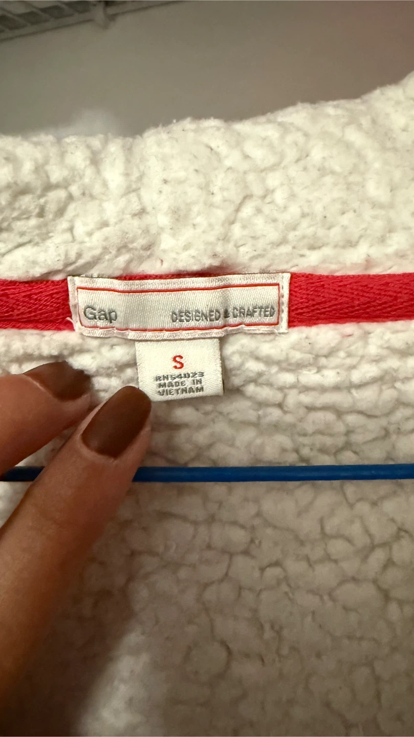 Red Gap Sherpa-Lined Zip-Up Hoodie - photo 3
