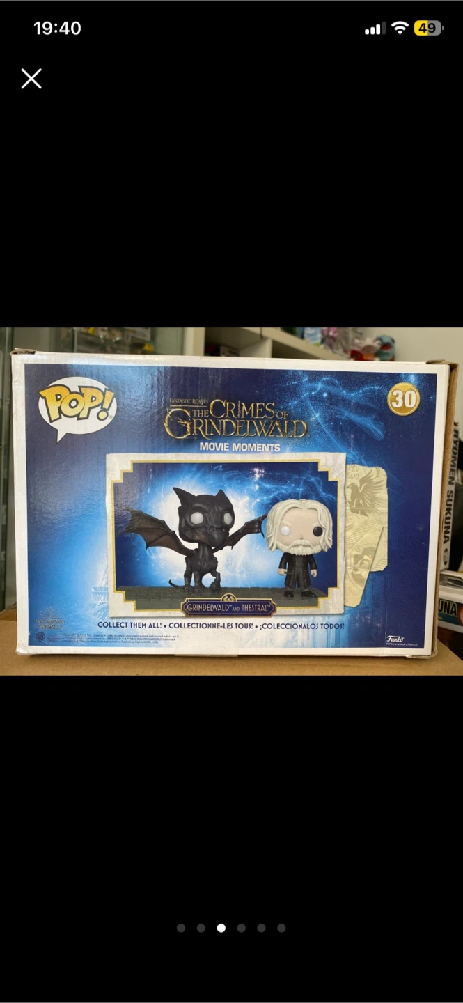 Funko Pop Movie Moments Grindelwald and Thestral #30 - photo 3