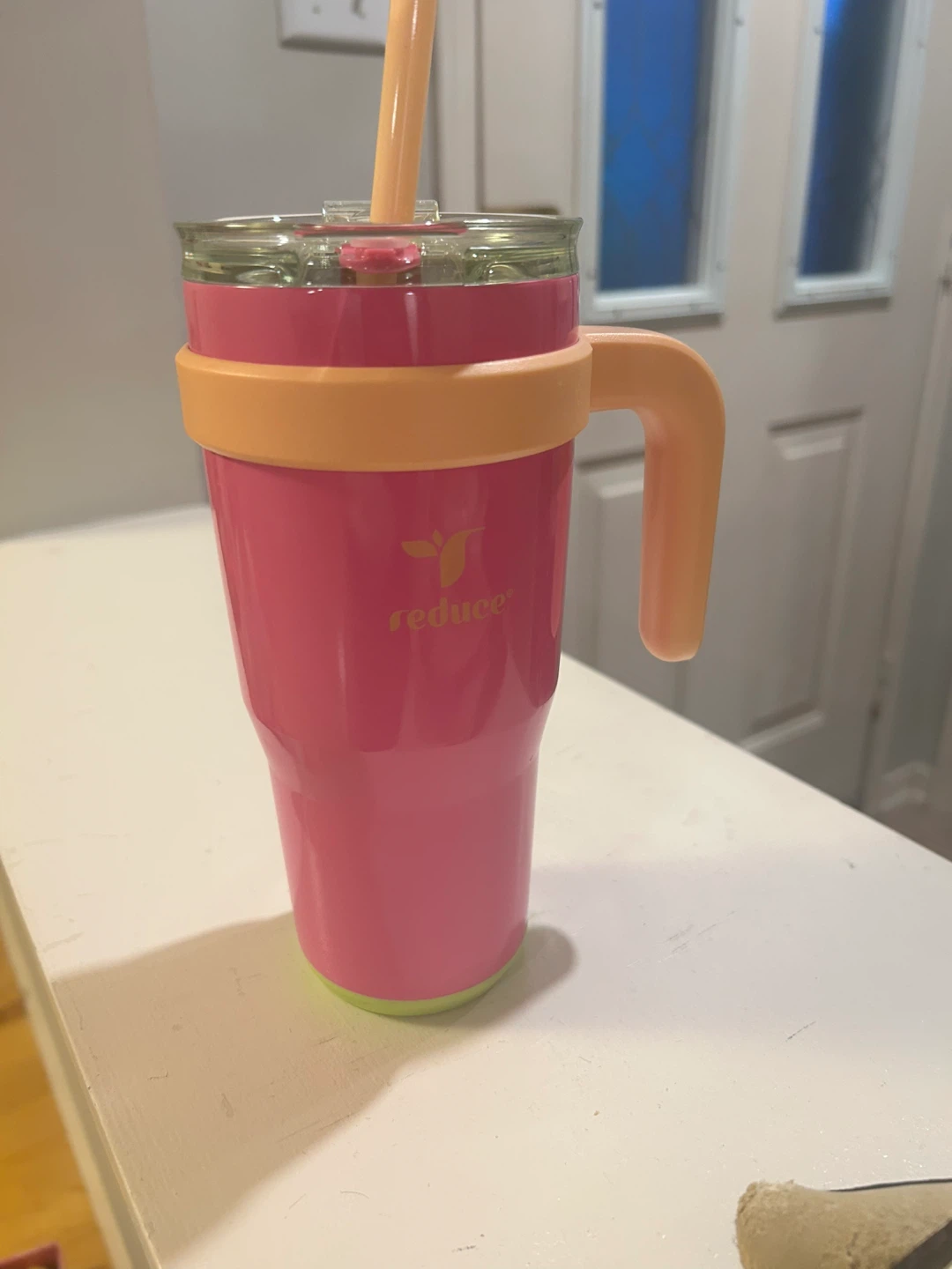Reduce Insulated Tumbler with Handle and Straw