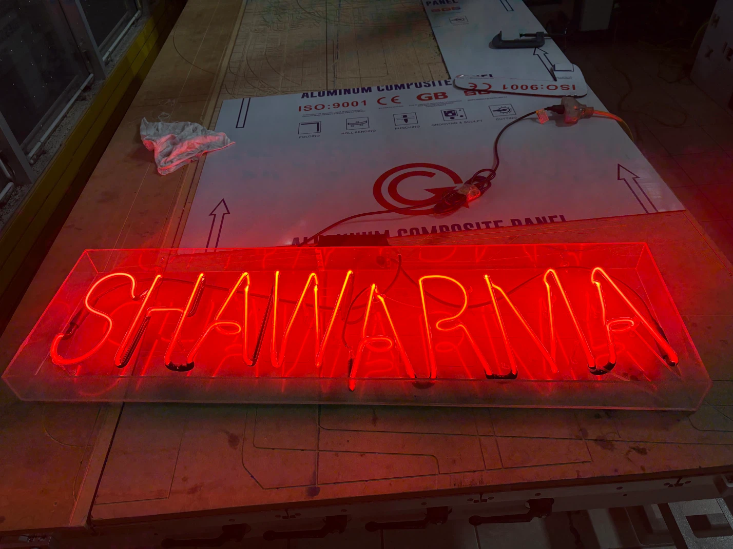 Shawarma Neon Sign - photo 4
