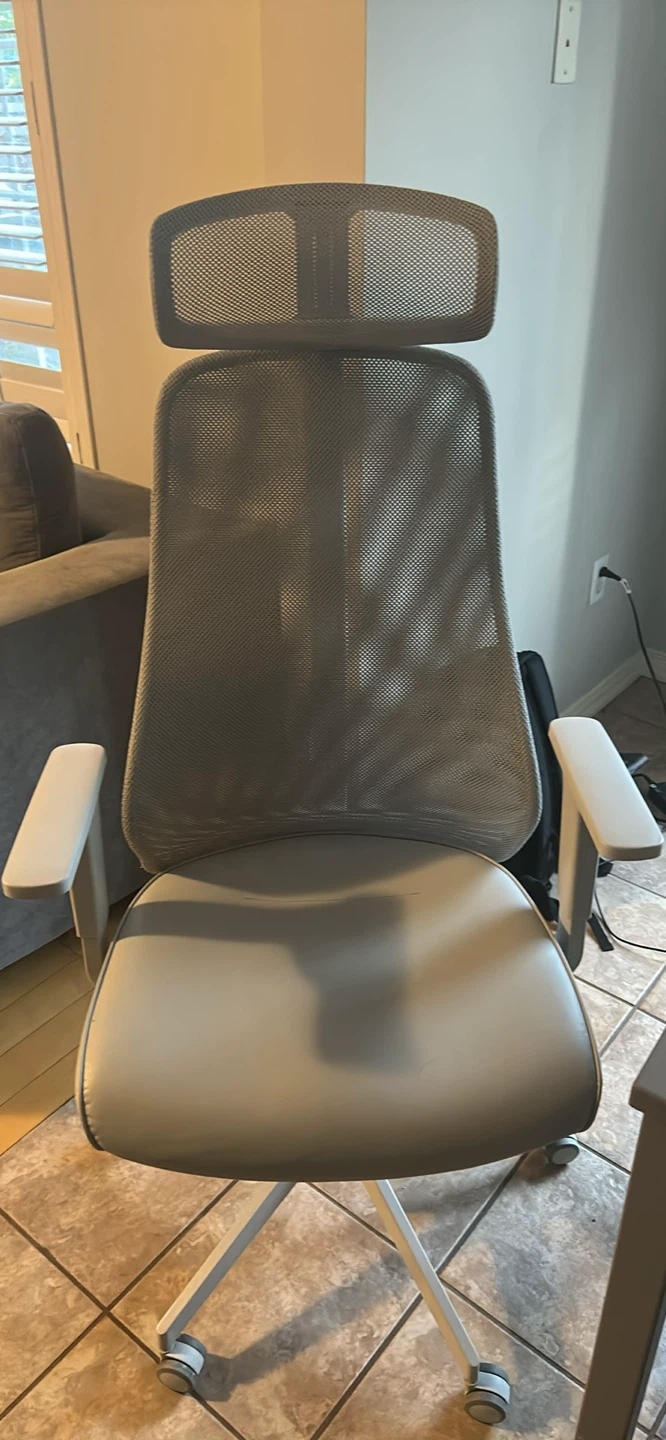 IKEA MATCHSPEL Gaming Chair - Light Grey - photo 2