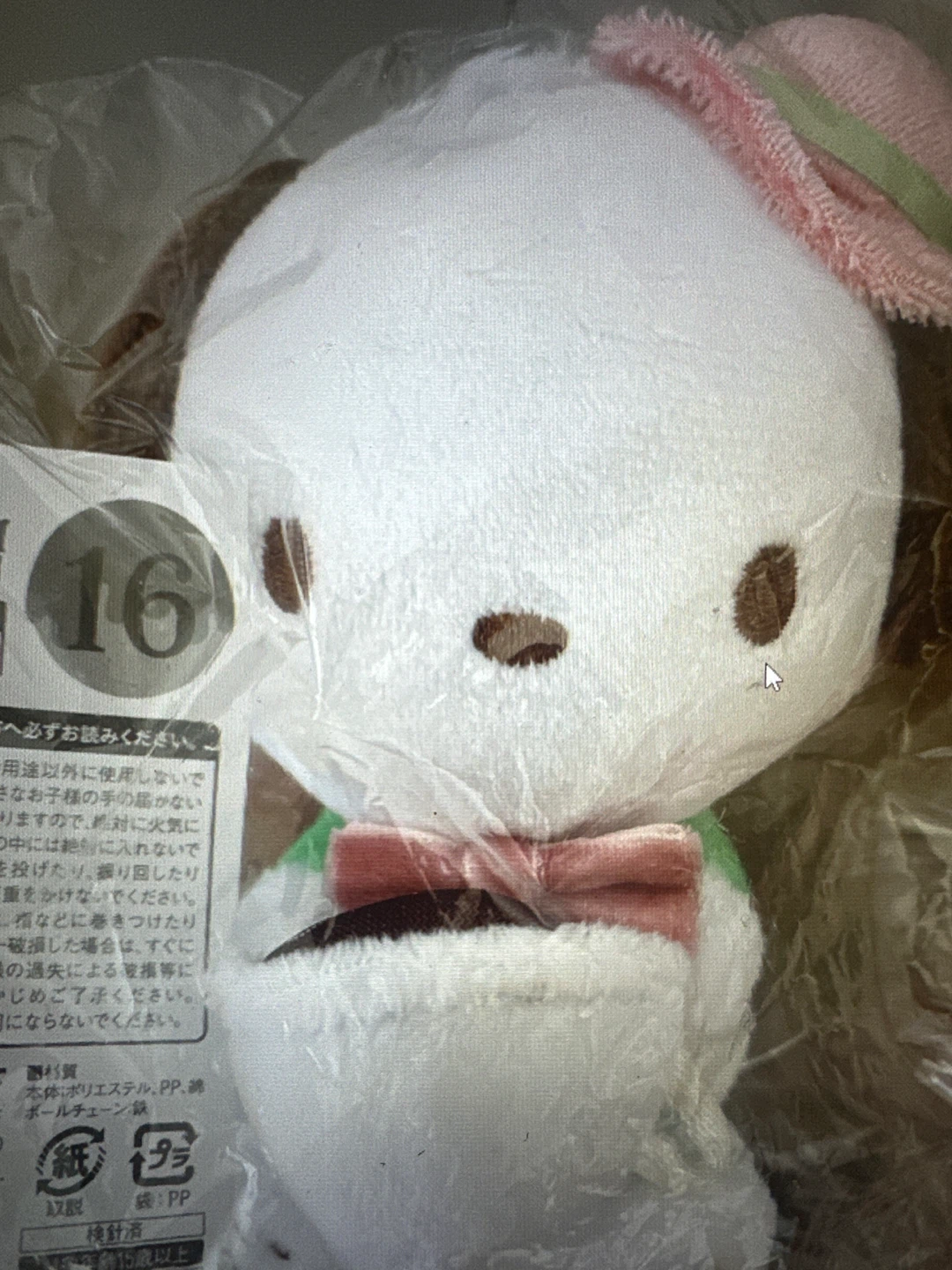 Sanrio Pochacco Plush Keychain