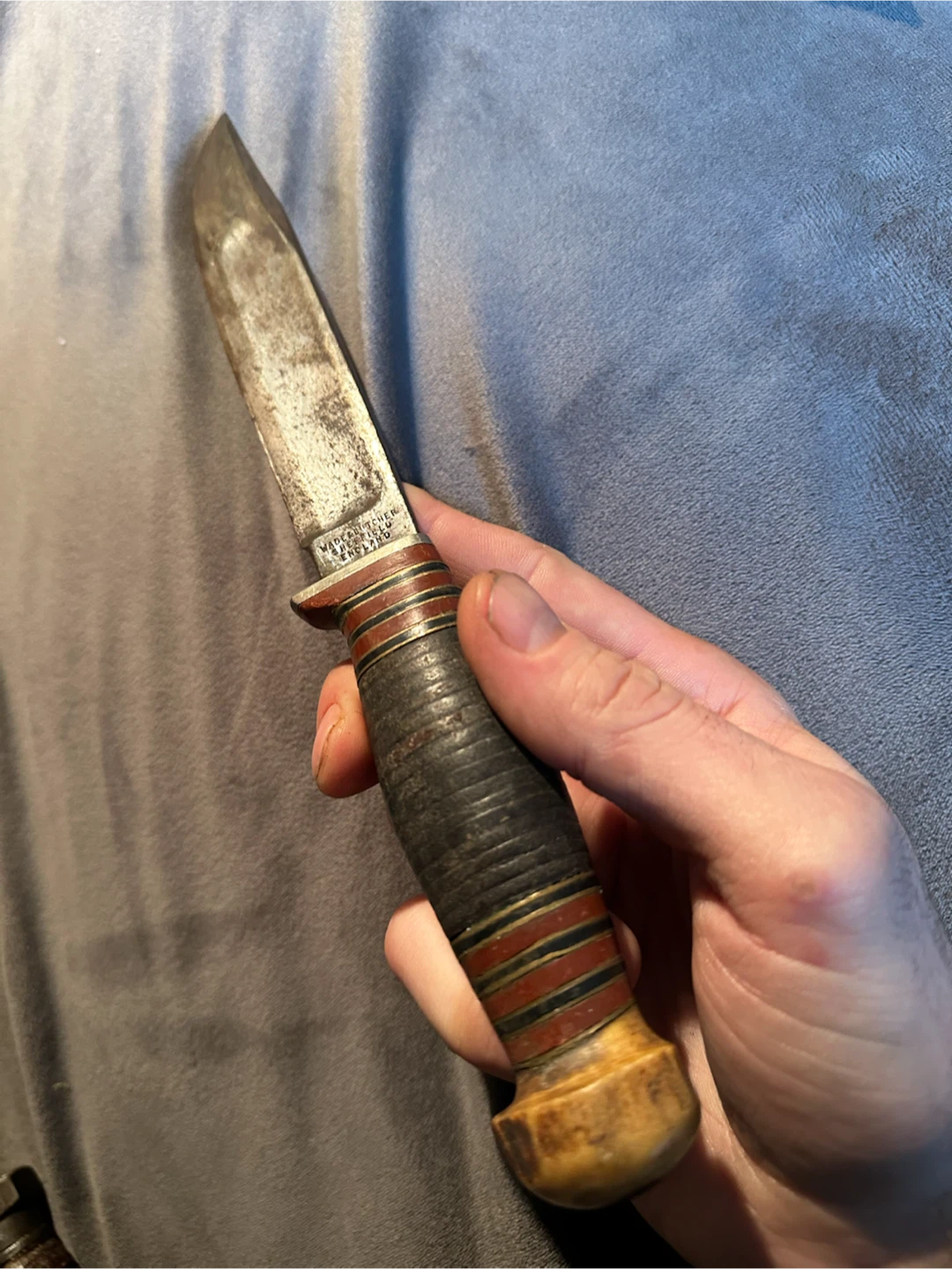 Vintage 1920s Wade & Butcher Boone Hunting Knife