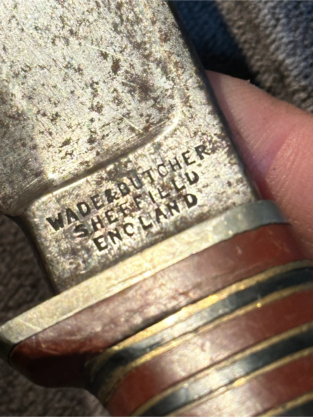 Vintage 1920s Wade & Butcher Boone Hunting Knife - photo 2