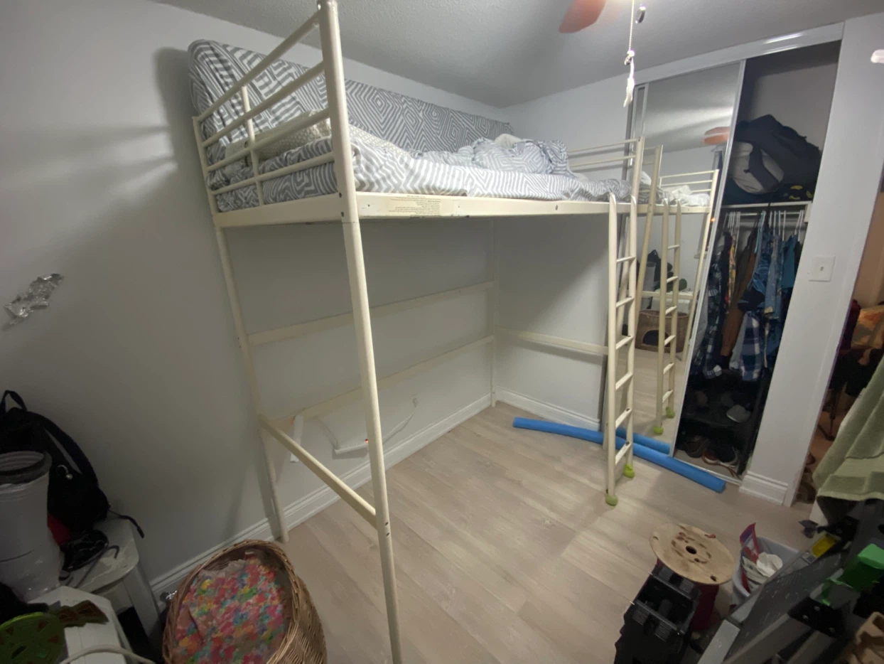 Metal Loft Bed Frame