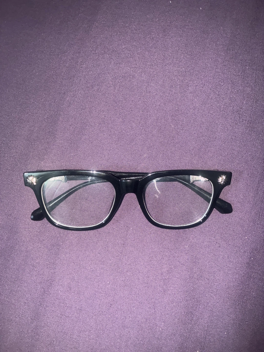 Chrome Hearts glasses blue light lens