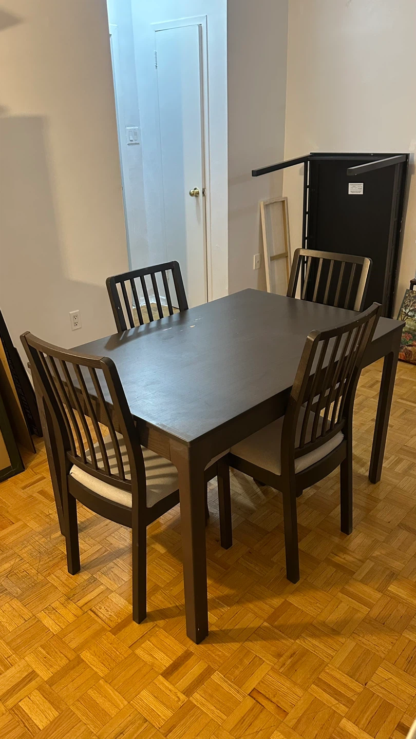 IKEA Dining Table and 4 Chairs