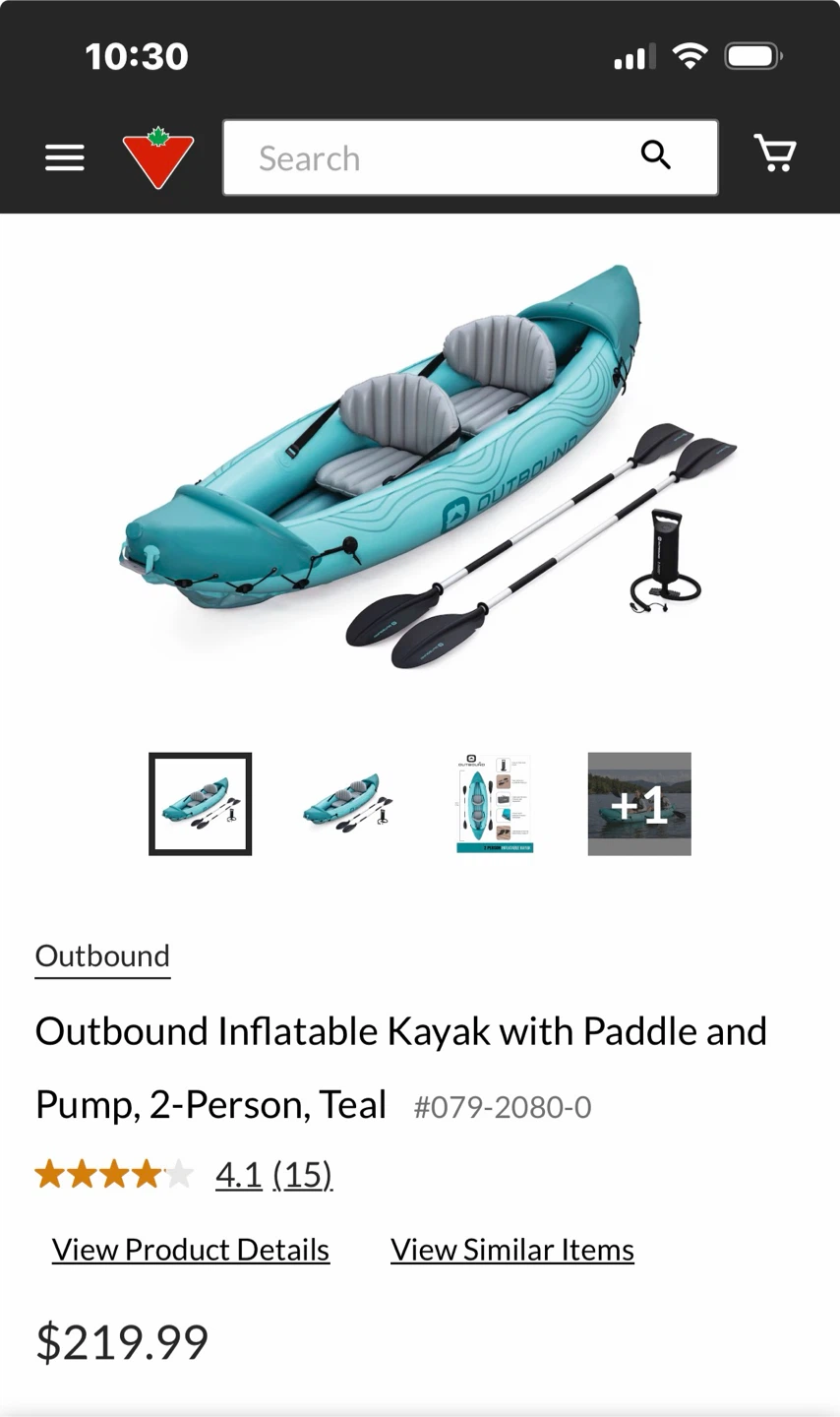 Outbound 2-Person Inflatable Kayak