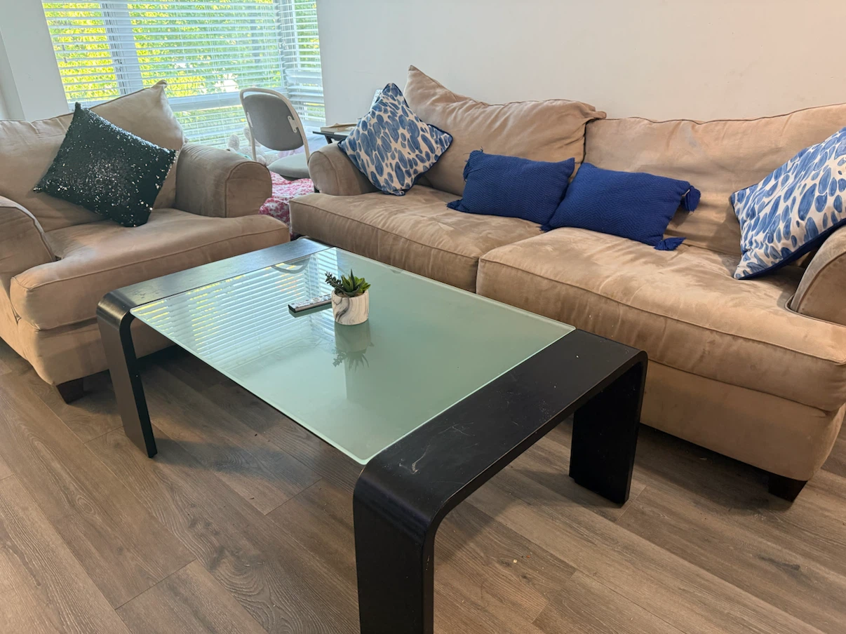 "Sofa + Chair Set $25 – FREE Coffee Table" - photo 2
