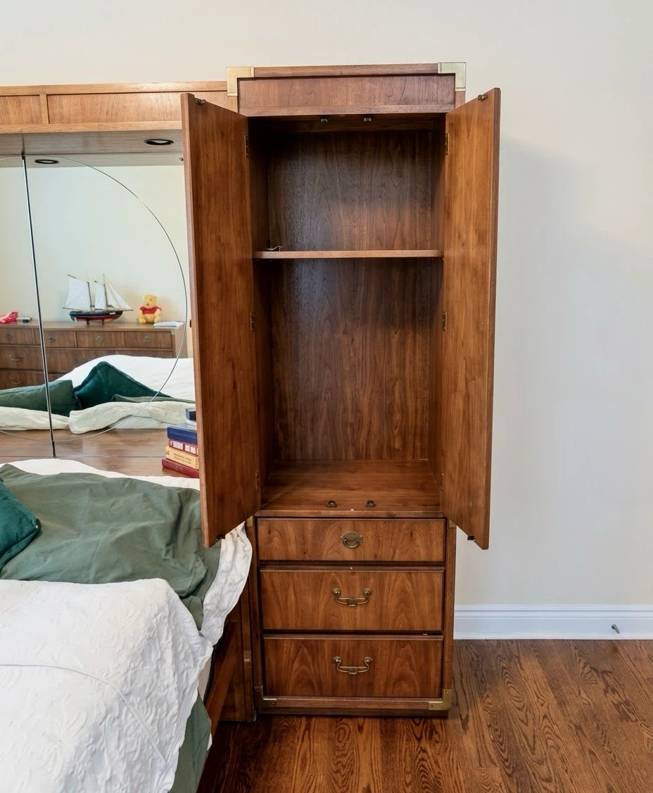 Thomasville Huntley MCM Queen Bedroom Set 1970 - photo 3