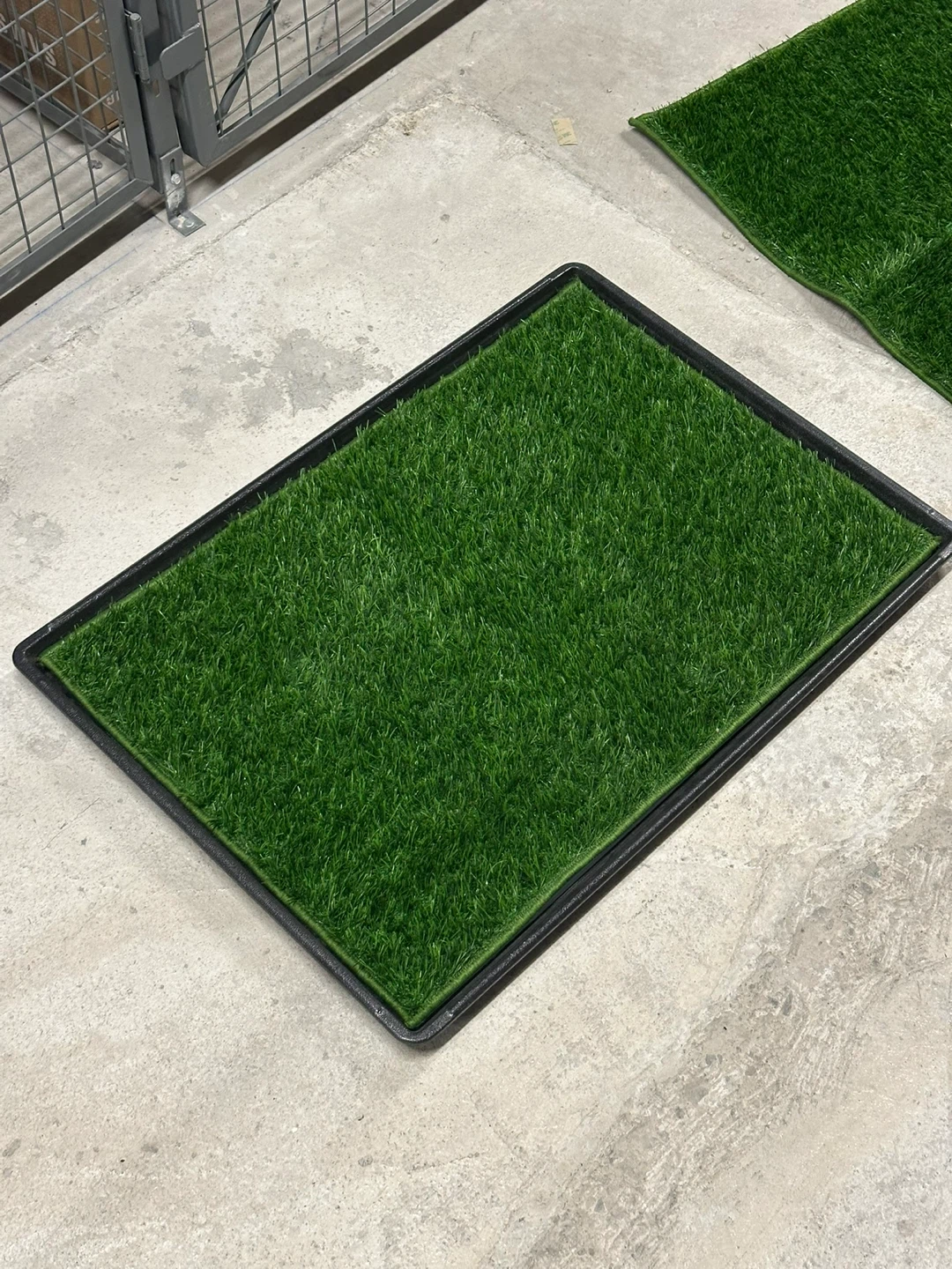 Indoor Pet Potty Training Tray with Artificial Grass - photo 2