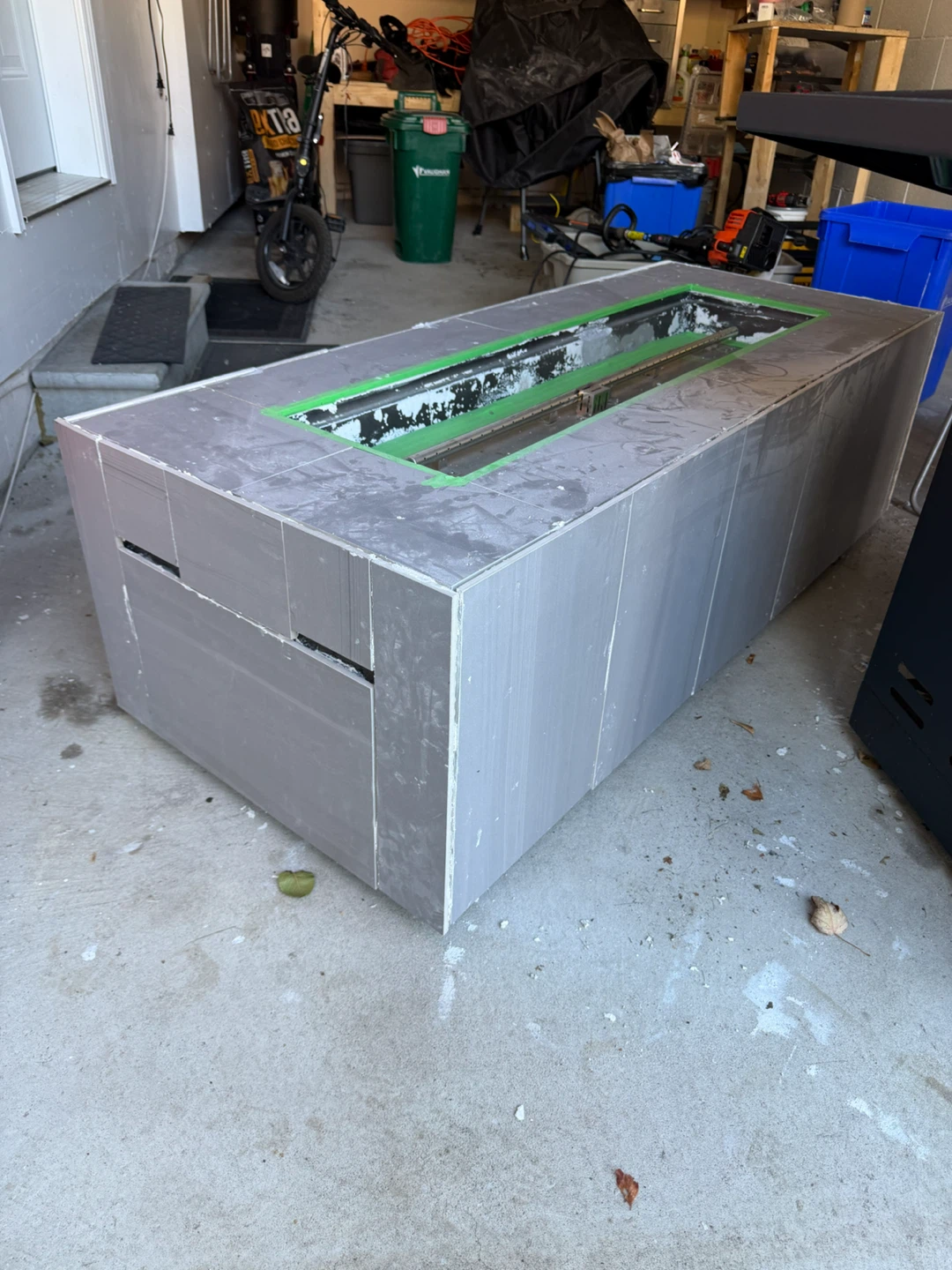 Unfinished Rectangular Outdoor Propane Fire Pit - photo 3
