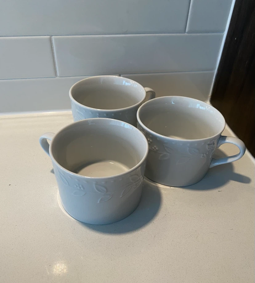 Off White China Teacups
