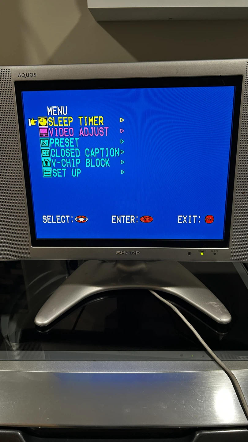 Sharp Aquos 15-inch LCD TV