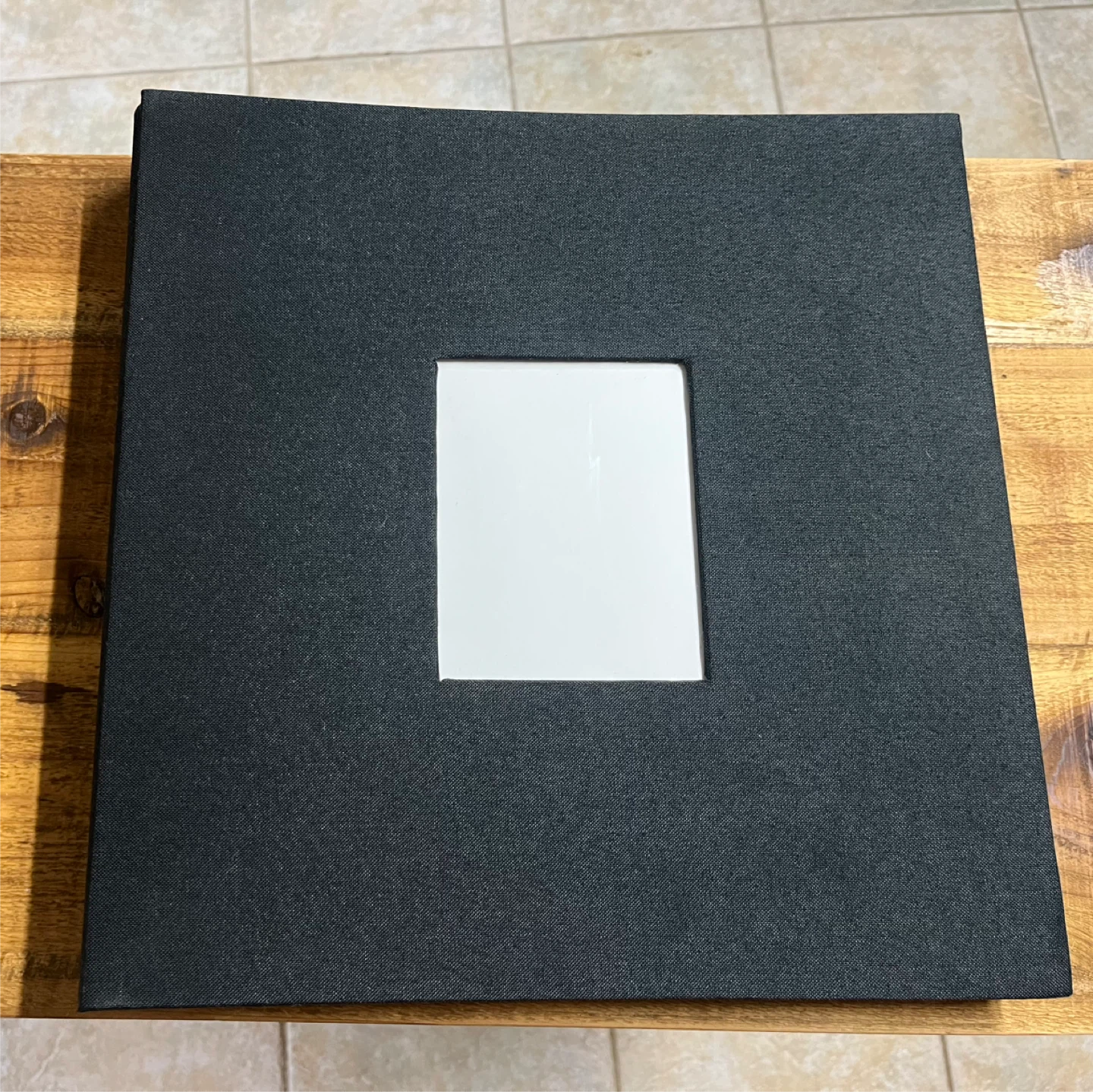 Black Fabric Photo Album