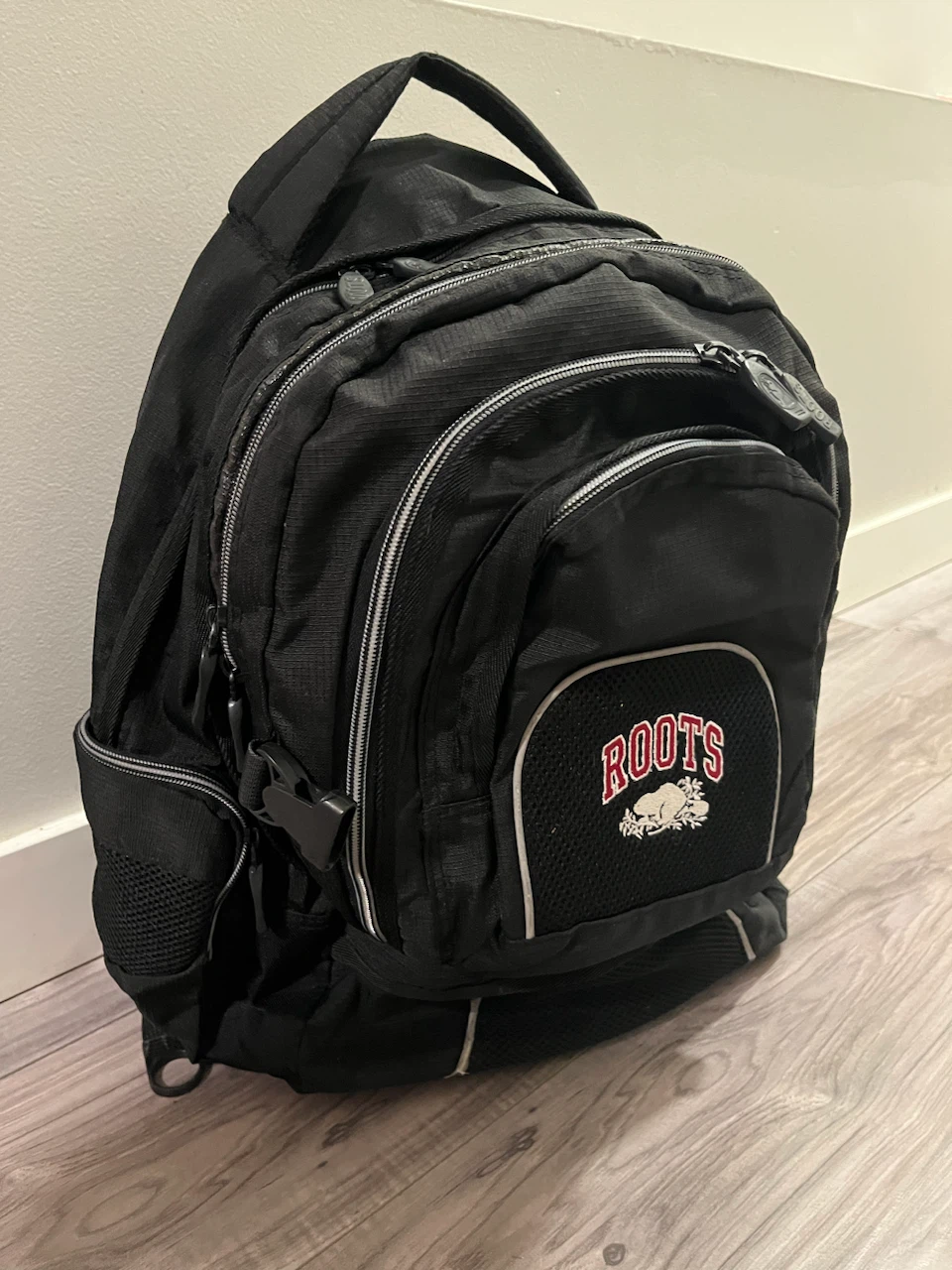 Roots Black Backpack