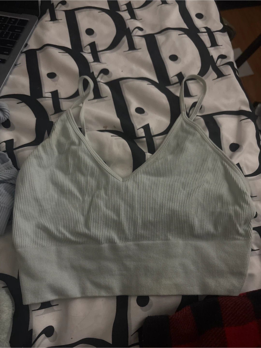 Ribbed V-Neck Camisole Top