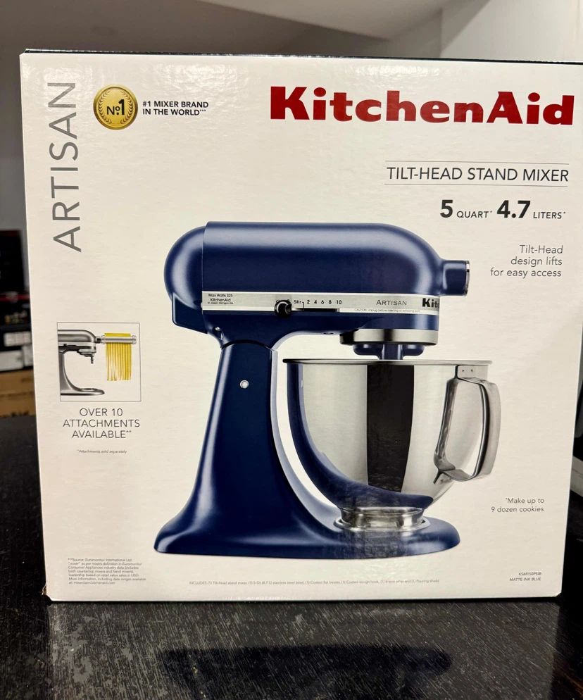 KitchenAid Artisian Series 5 Quart Stand Mixer - SEALED BOX