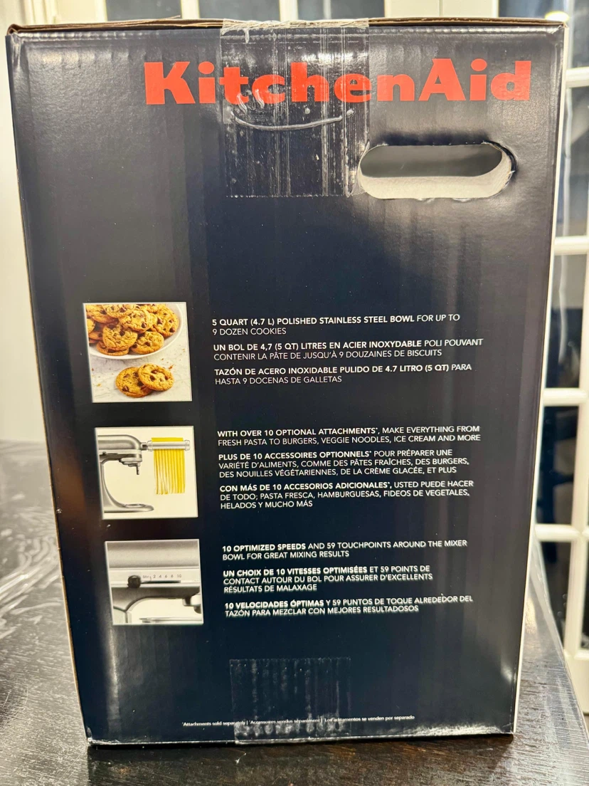 KitchenAid Artisian Series 5 Quart Stand Mixer - SEALED BOX - photo 2